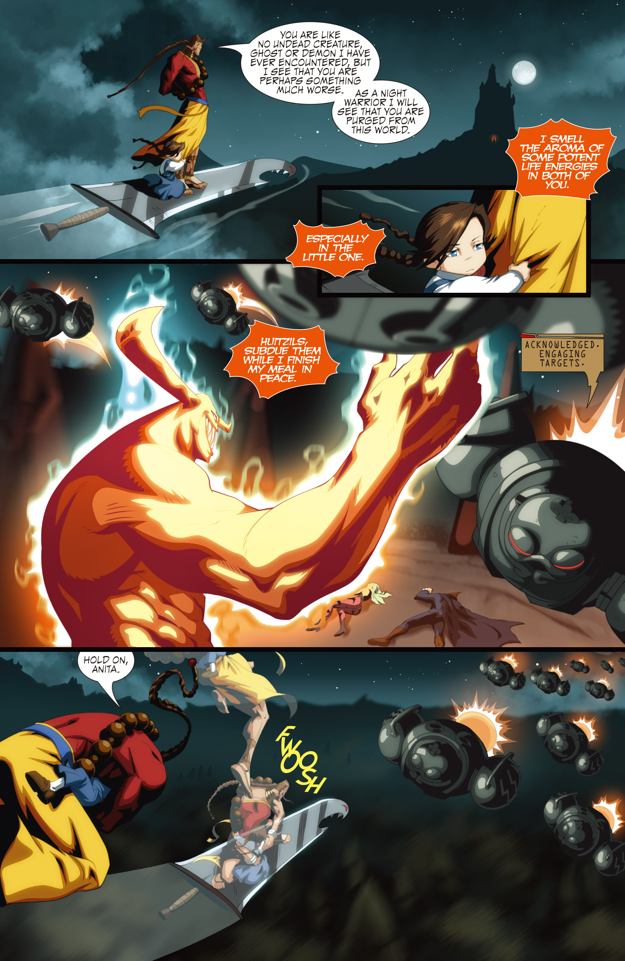 Read online Darkstalkers: The Night Warriors comic -  Issue #3 - 12