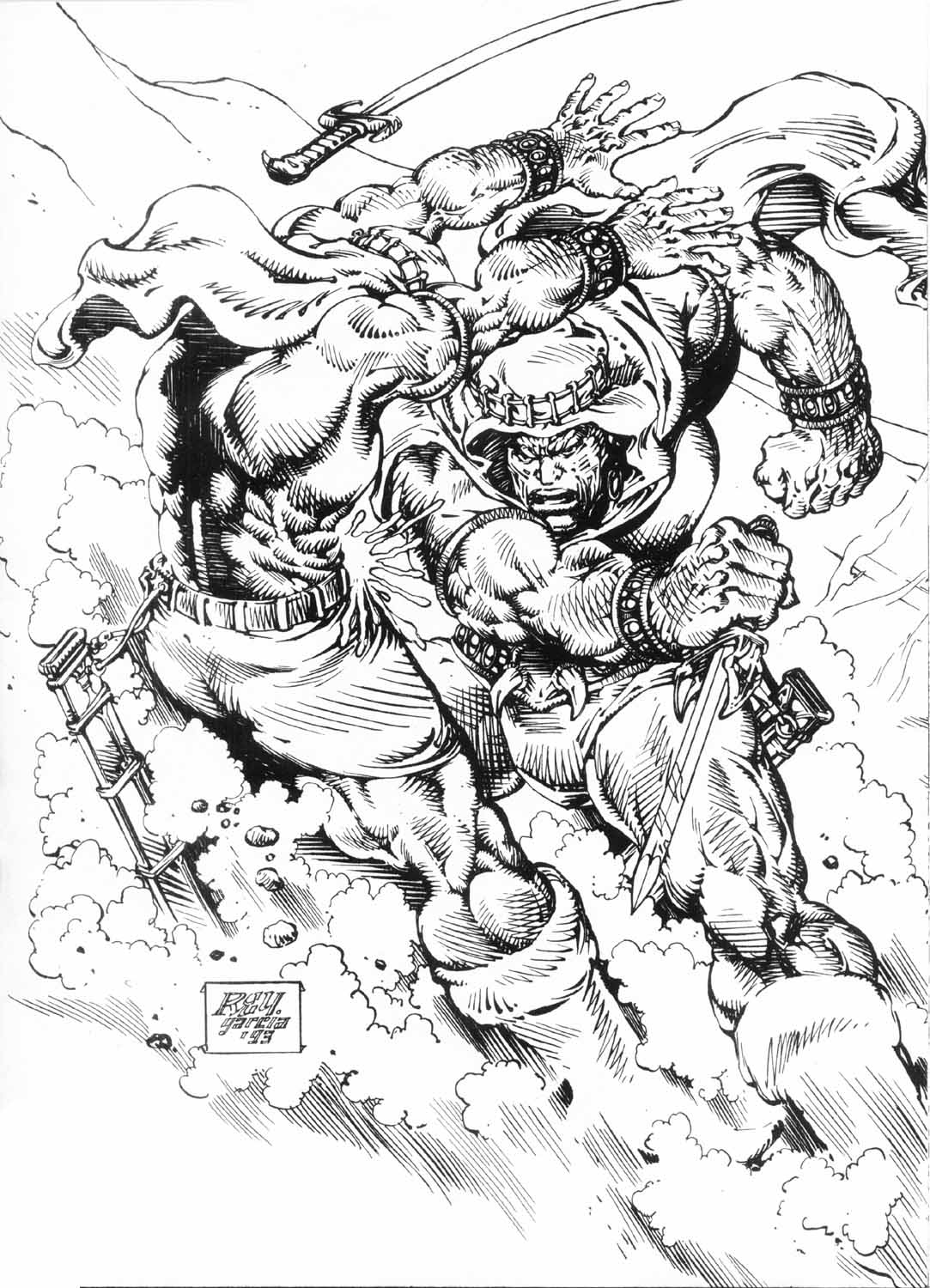 Read online The Savage Sword Of Conan comic -  Issue #225 - 40