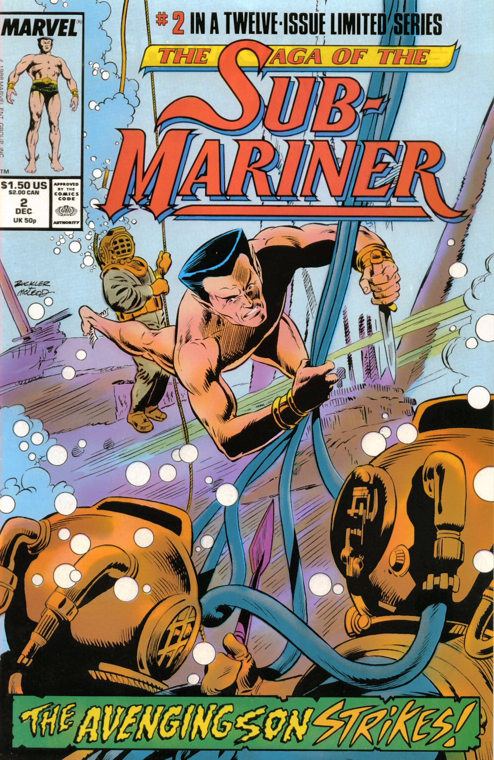 Read online Saga of the Sub-Mariner comic -  Issue #2 - 1