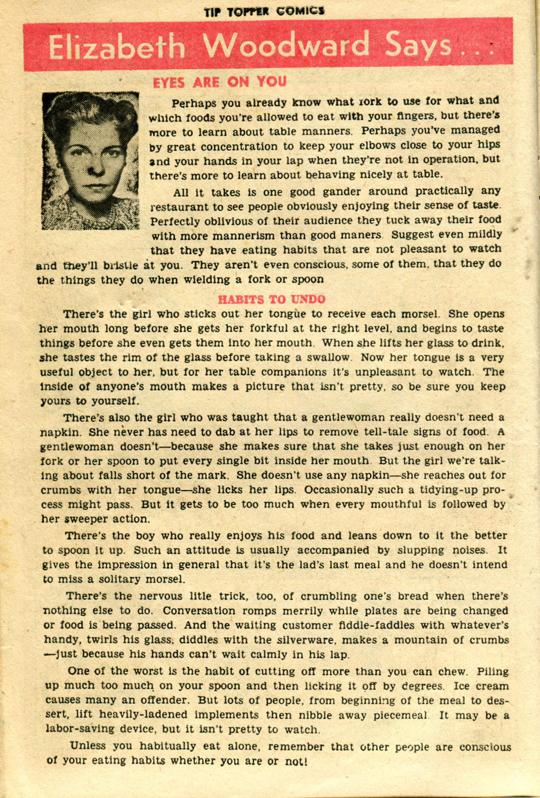 Read online Tip Topper Comics comic -  Issue #2 - 12