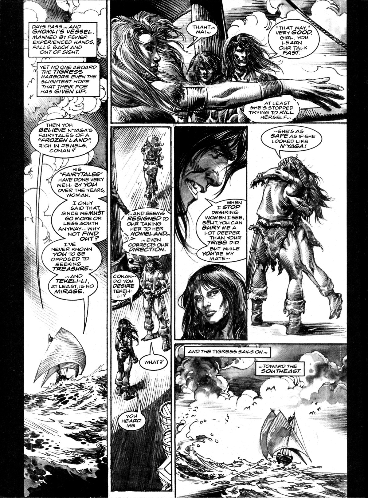 Read online Conan the Savage comic -  Issue #3 - 38