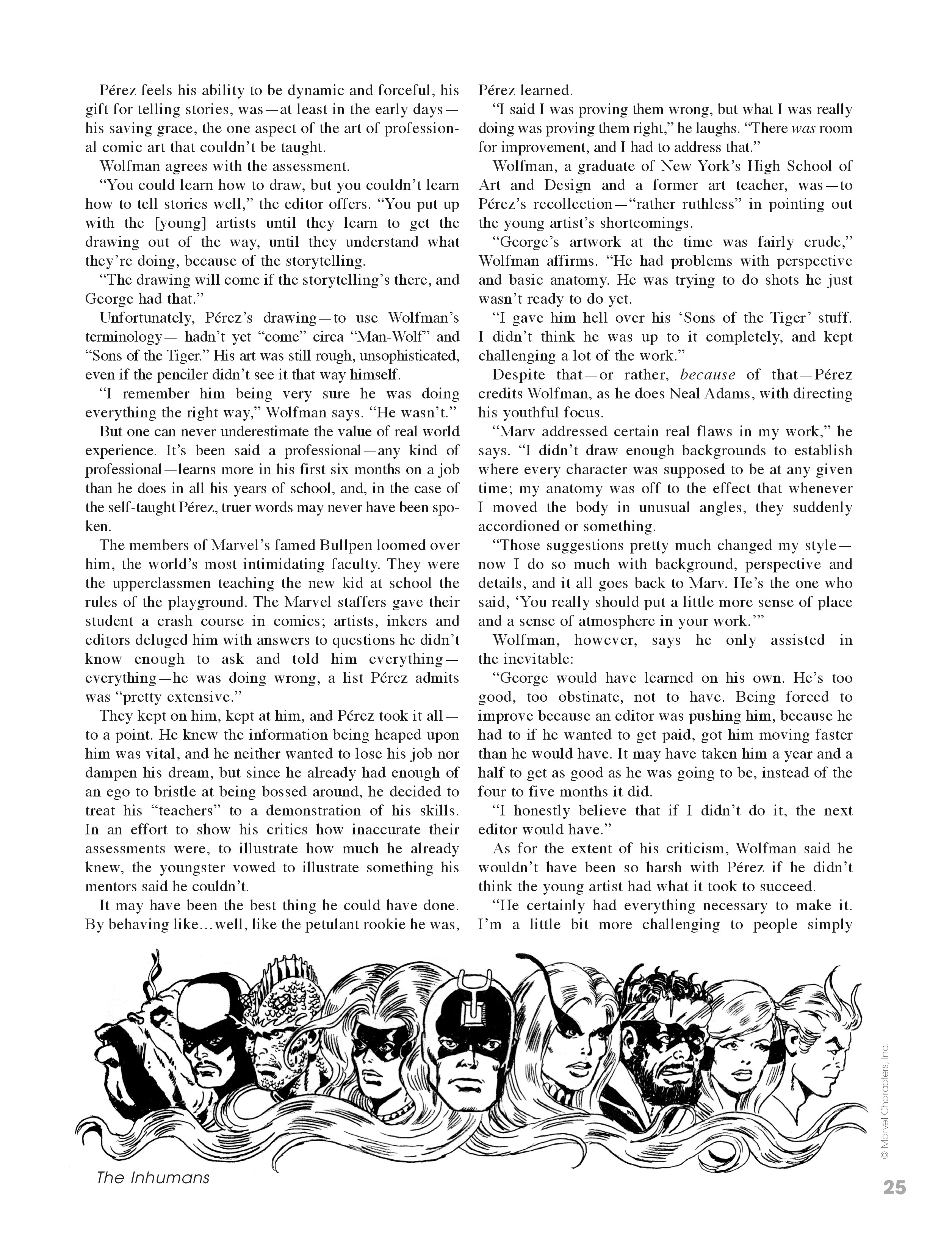 Read online George Perez Storyteller comic -  Issue # TPB 2 (Part 1) - 25