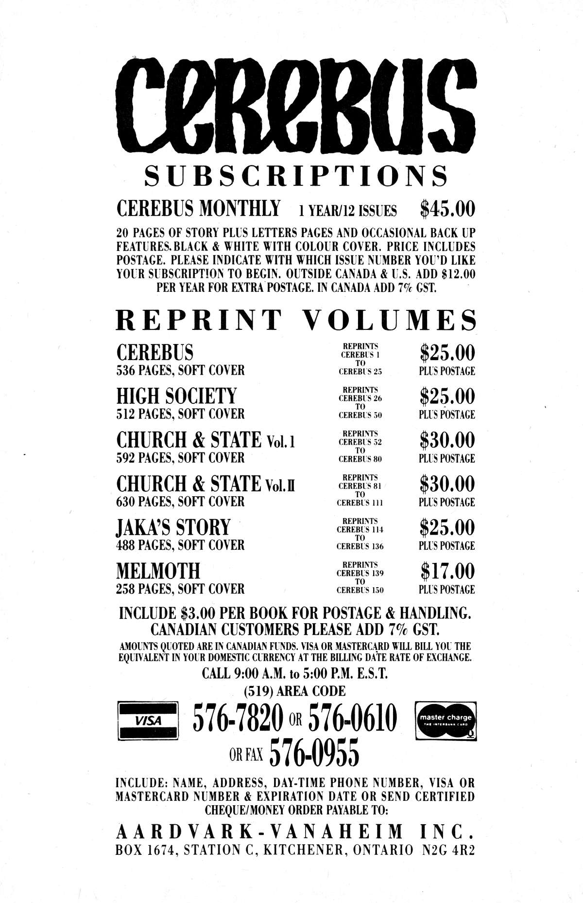 Read online Cerebus comic -  Issue #166 - 37