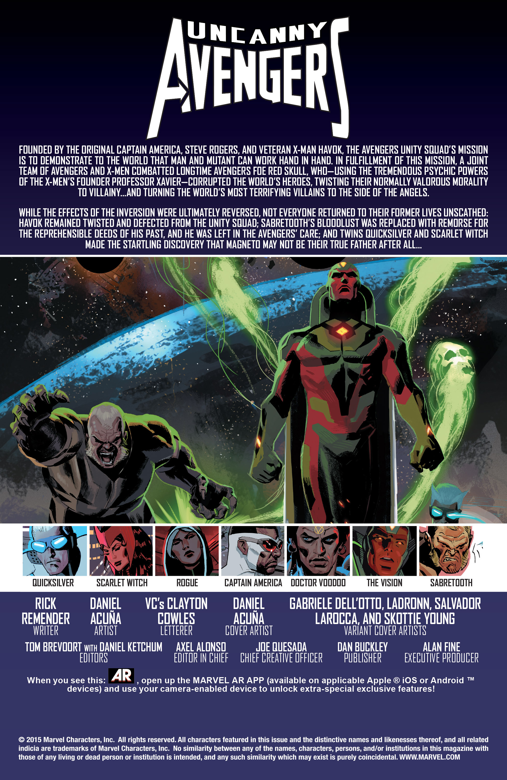 Read online Uncanny Avengers [I] comic -  Issue #1 - 8