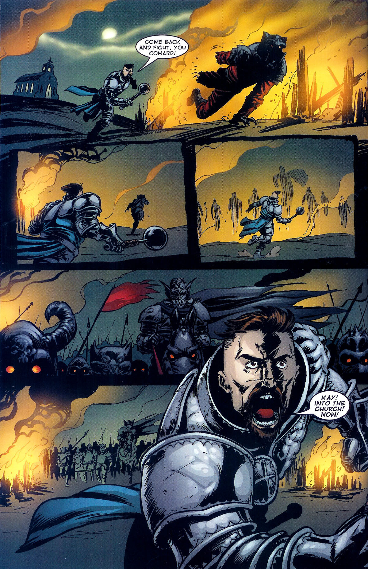 Read online Dracula vs King Arthur comic -  Issue #3 - 10