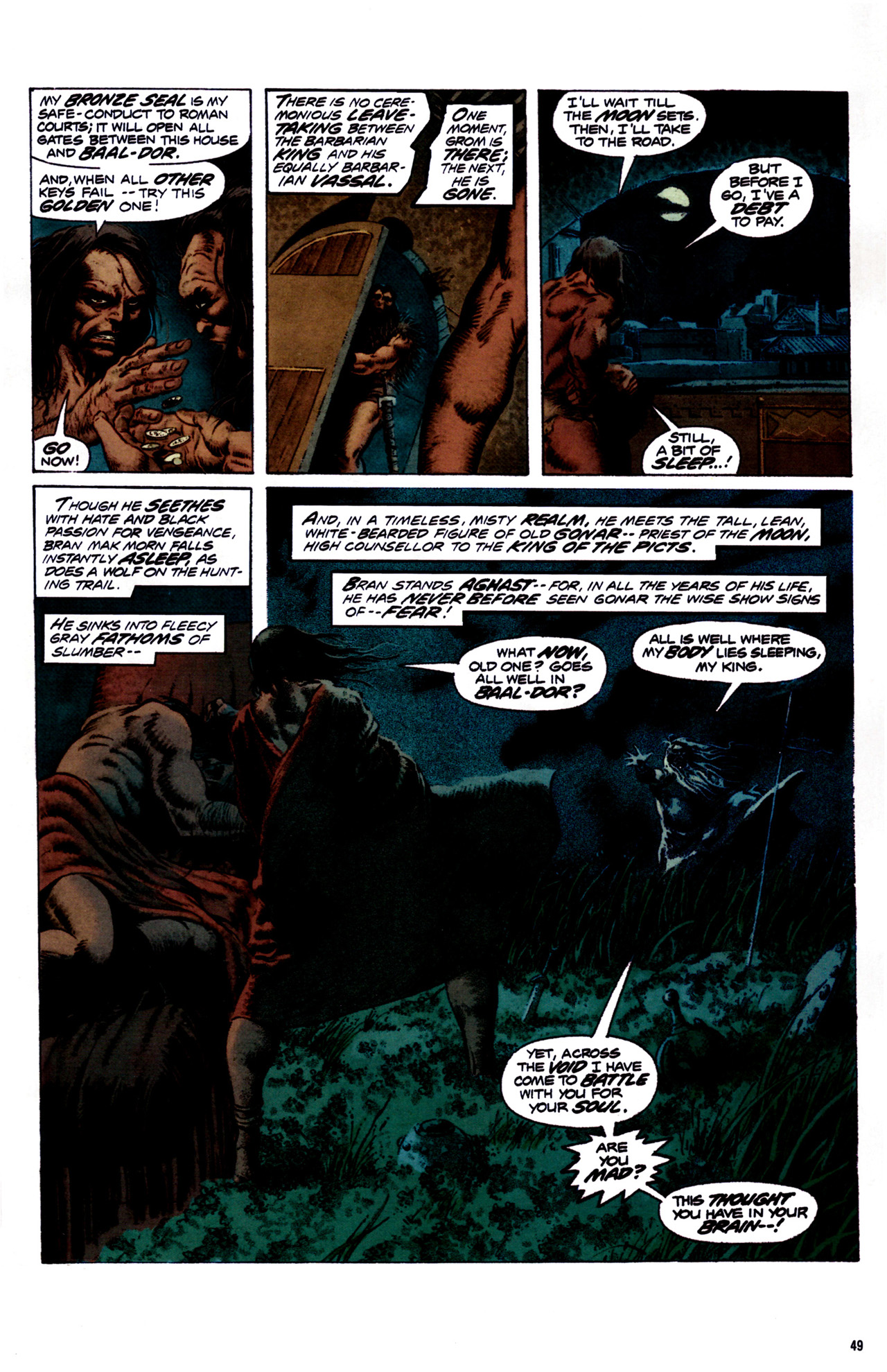 Read online Robert E. Howard's Savage Sword comic -  Issue #1 - 50