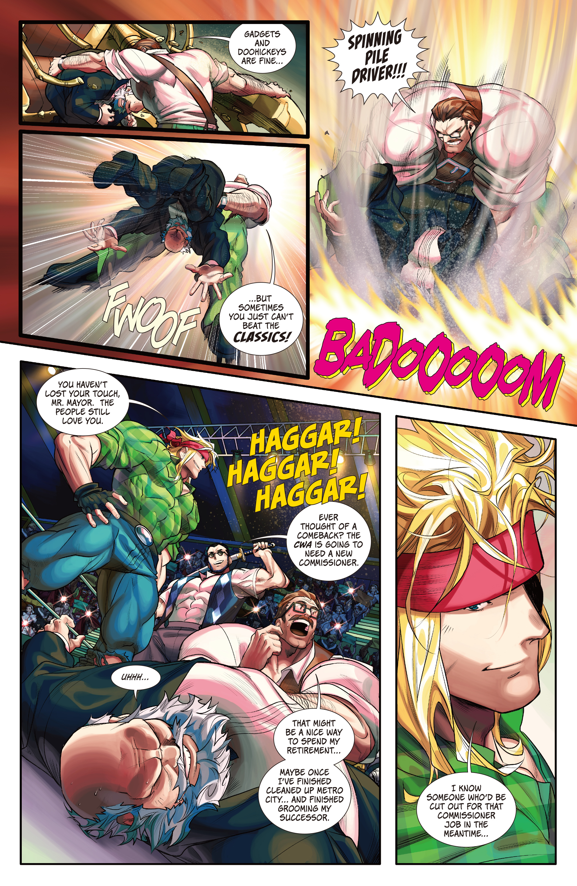 Read online Street Fighter One-shots comic -  Issue # Wrestlepalooza - 24