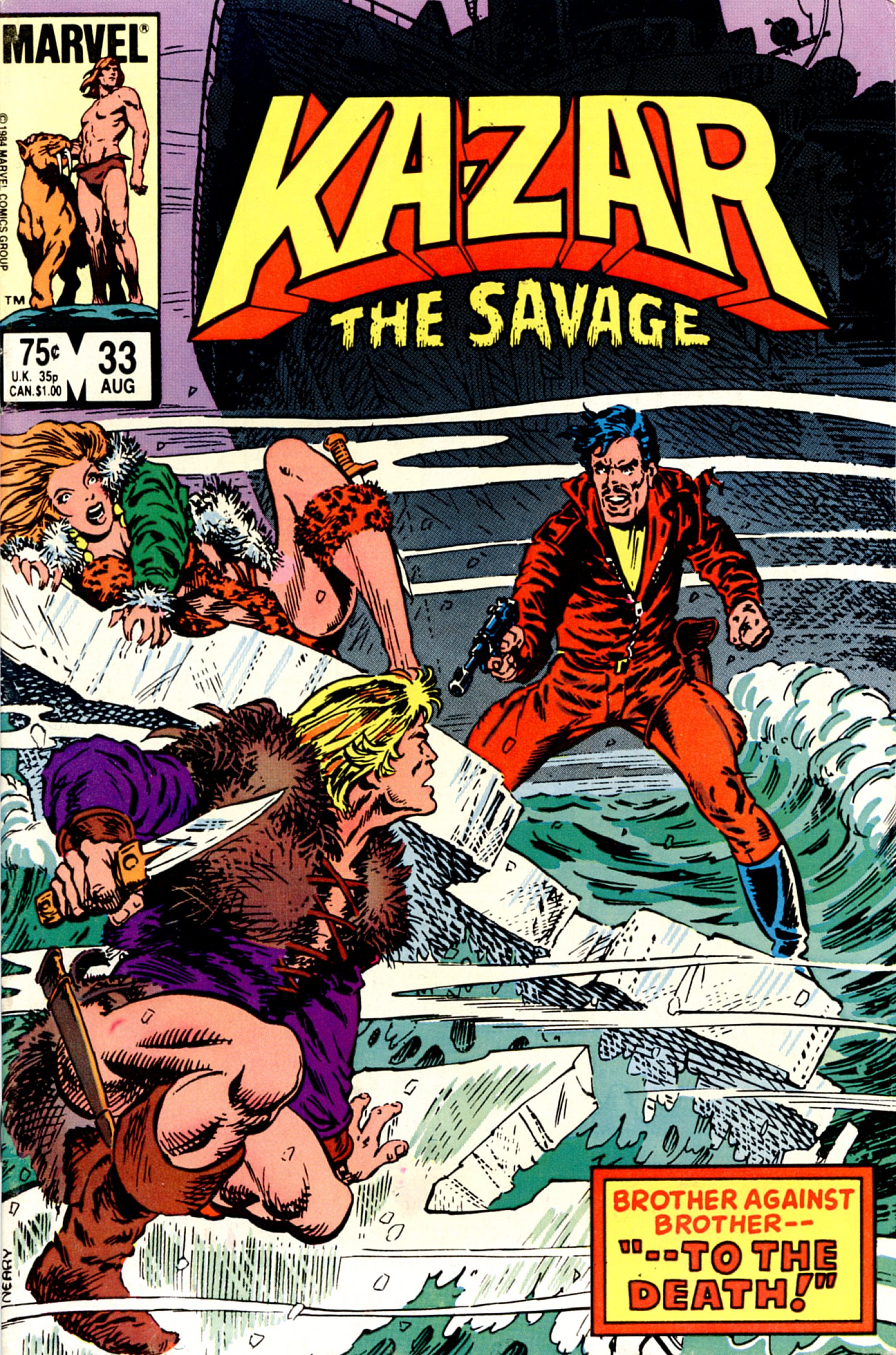 Read online Ka-Zar the Savage comic -  Issue #33 - 1
