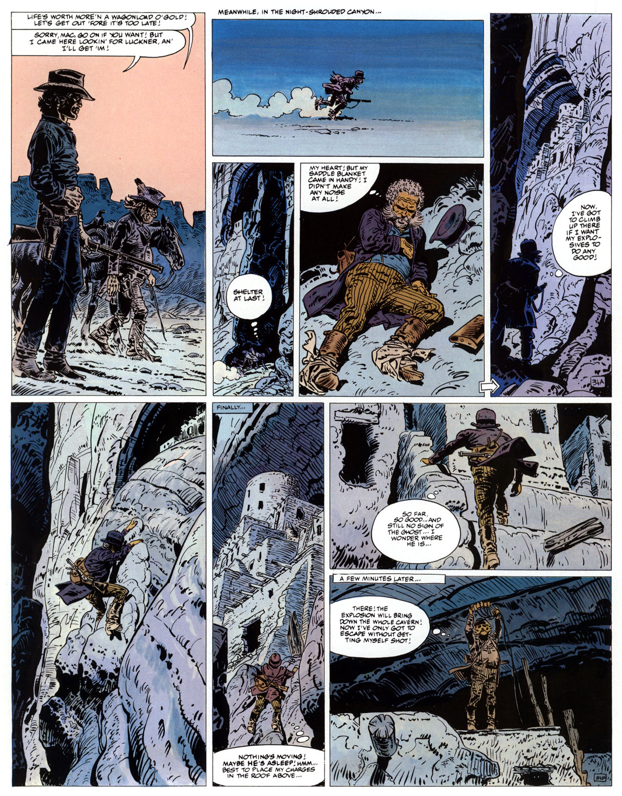 Read online Epic Graphic Novel: Marshal Blueberry comic -  Issue # TPB - 84