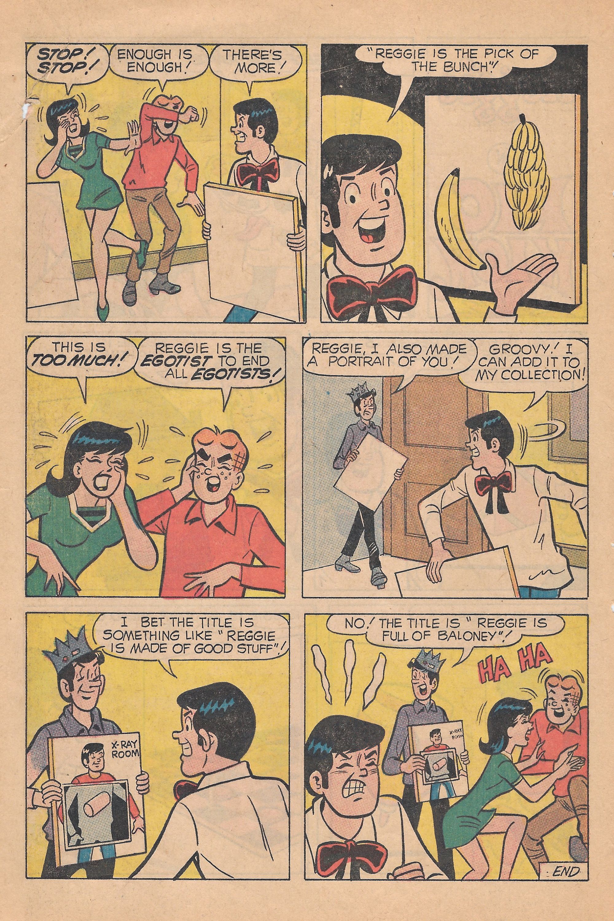 Read online Reggie's Wise Guy Jokes comic -  Issue #12 - 62