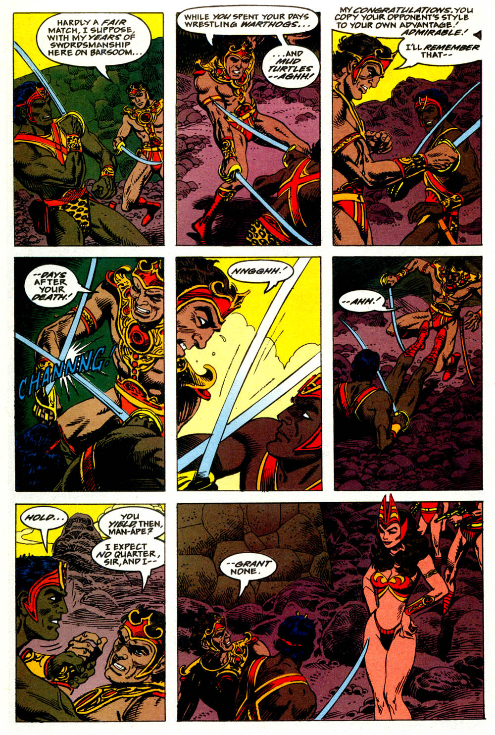 Read online Tarzan/John Carter: Warlords of Mars comic -  Issue #3 - 23