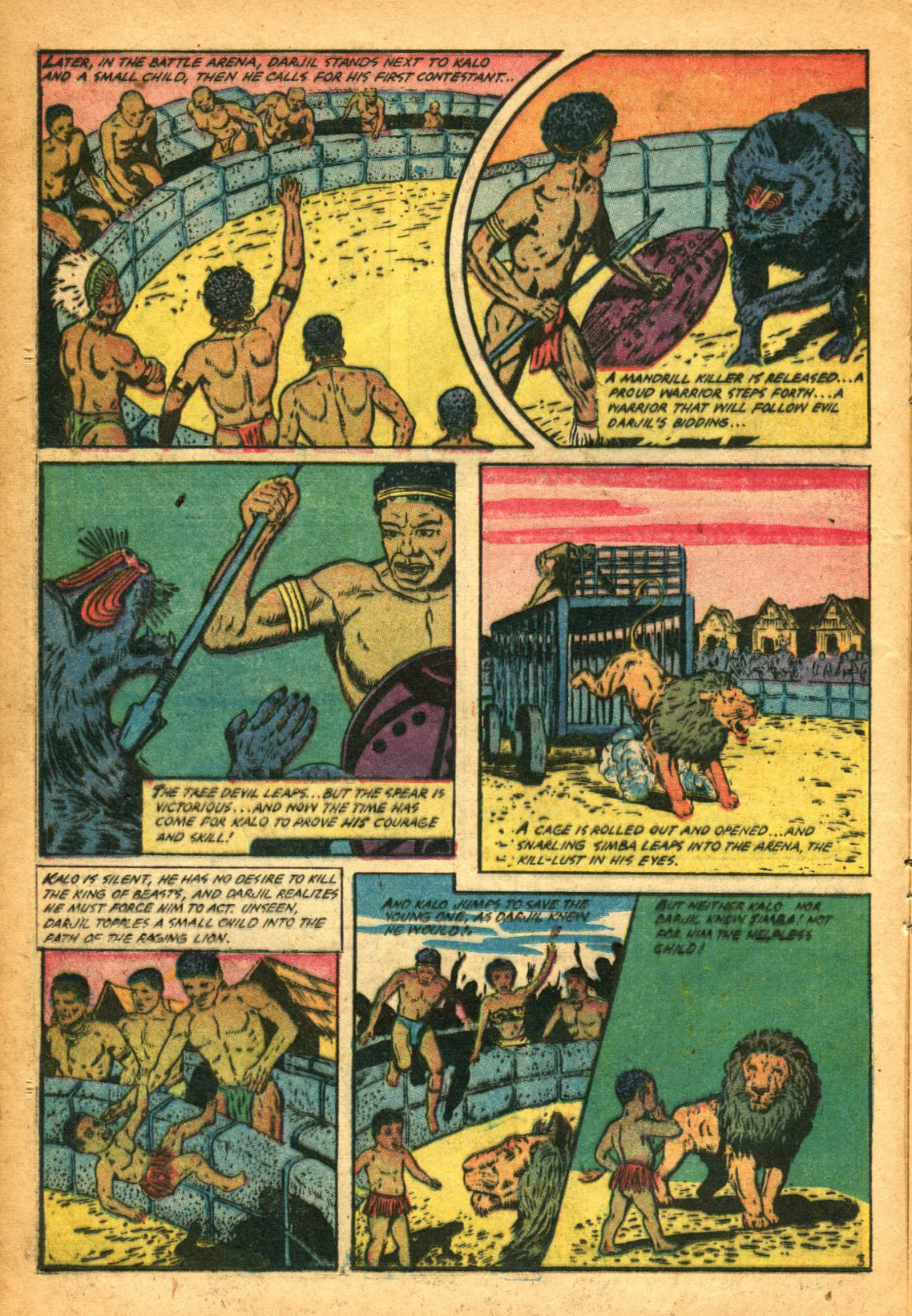 Read online Sheena, Queen of the Jungle (1942) comic -  Issue #14 - 16