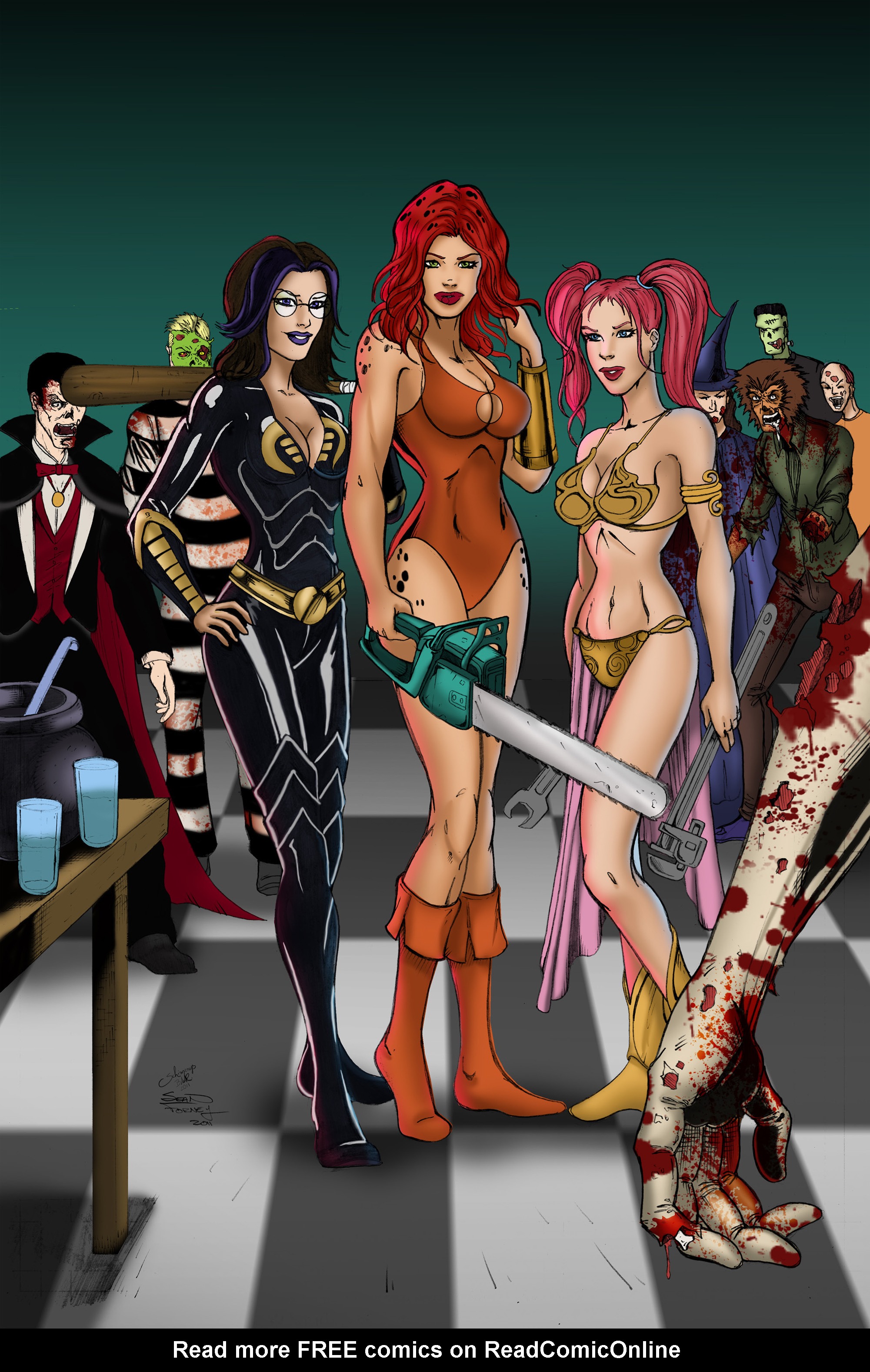 Read online Chaos Campus: Sorority Girls Vs. Zombies comic -  Issue #17 - 27