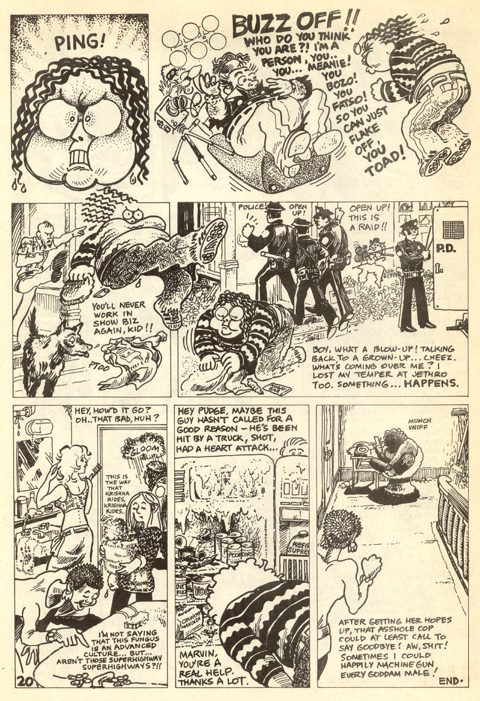 Read online The Further Fattening Adventures of Pudge, Girl Blimp comic -  Issue #2 - 21