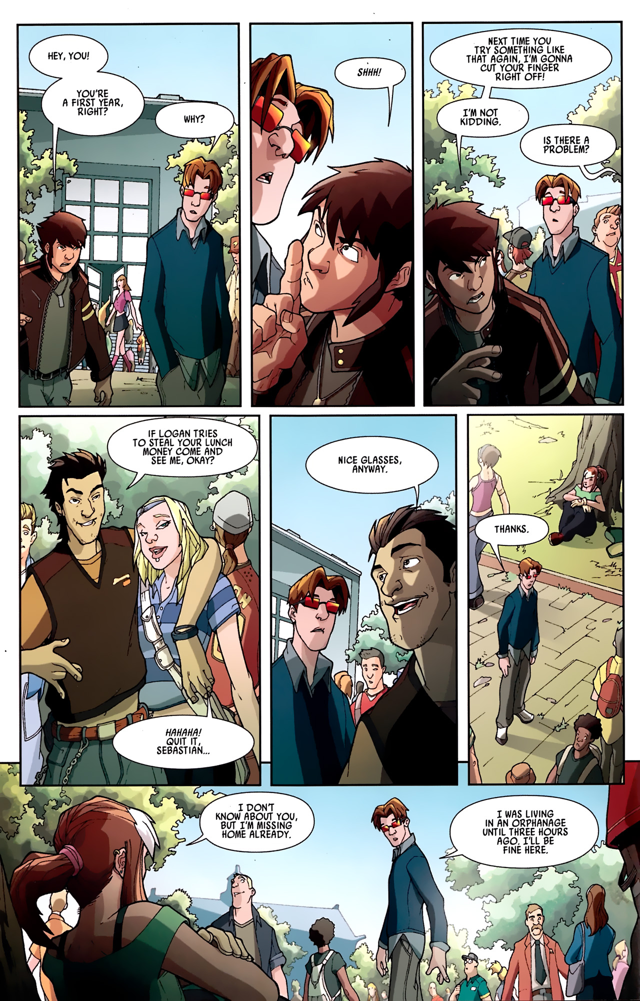 Read online X-Campus comic -  Issue #1 - 15