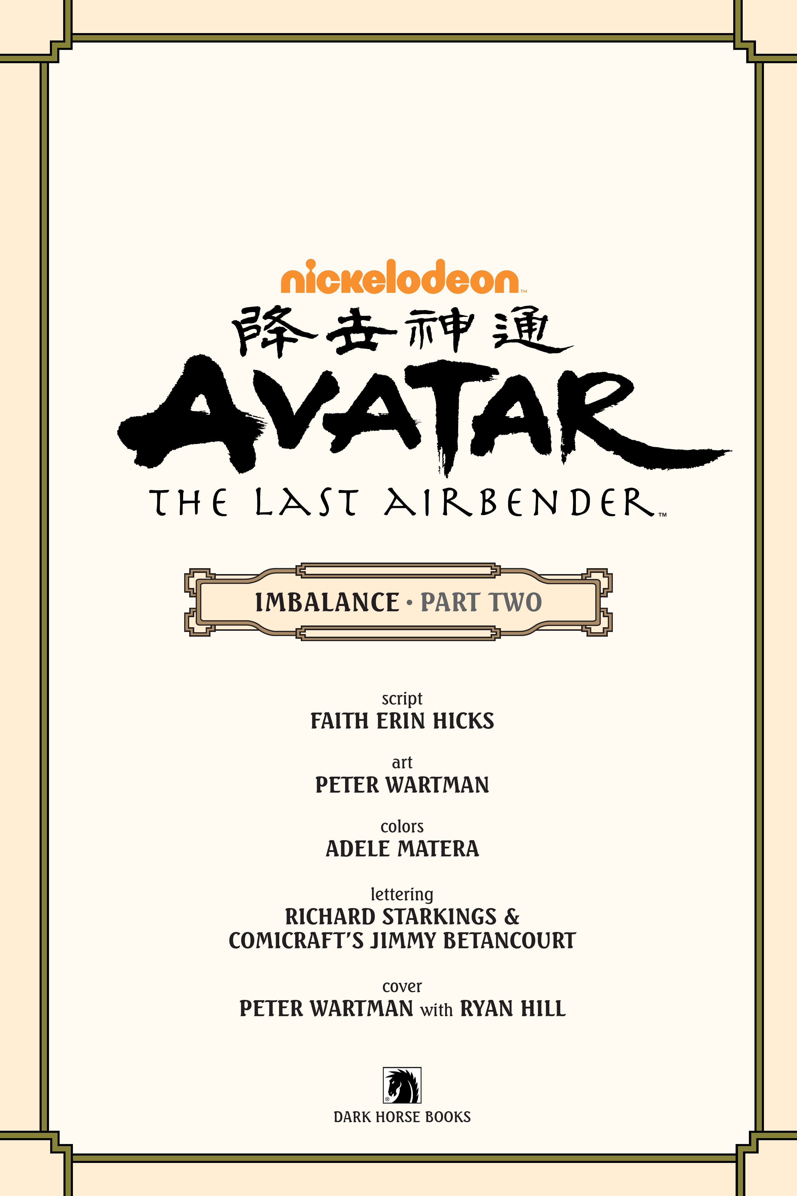 Read online Nickelodeon Avatar: The Last Airbender - Imbalance comic -  Issue # TPB 2 - 4