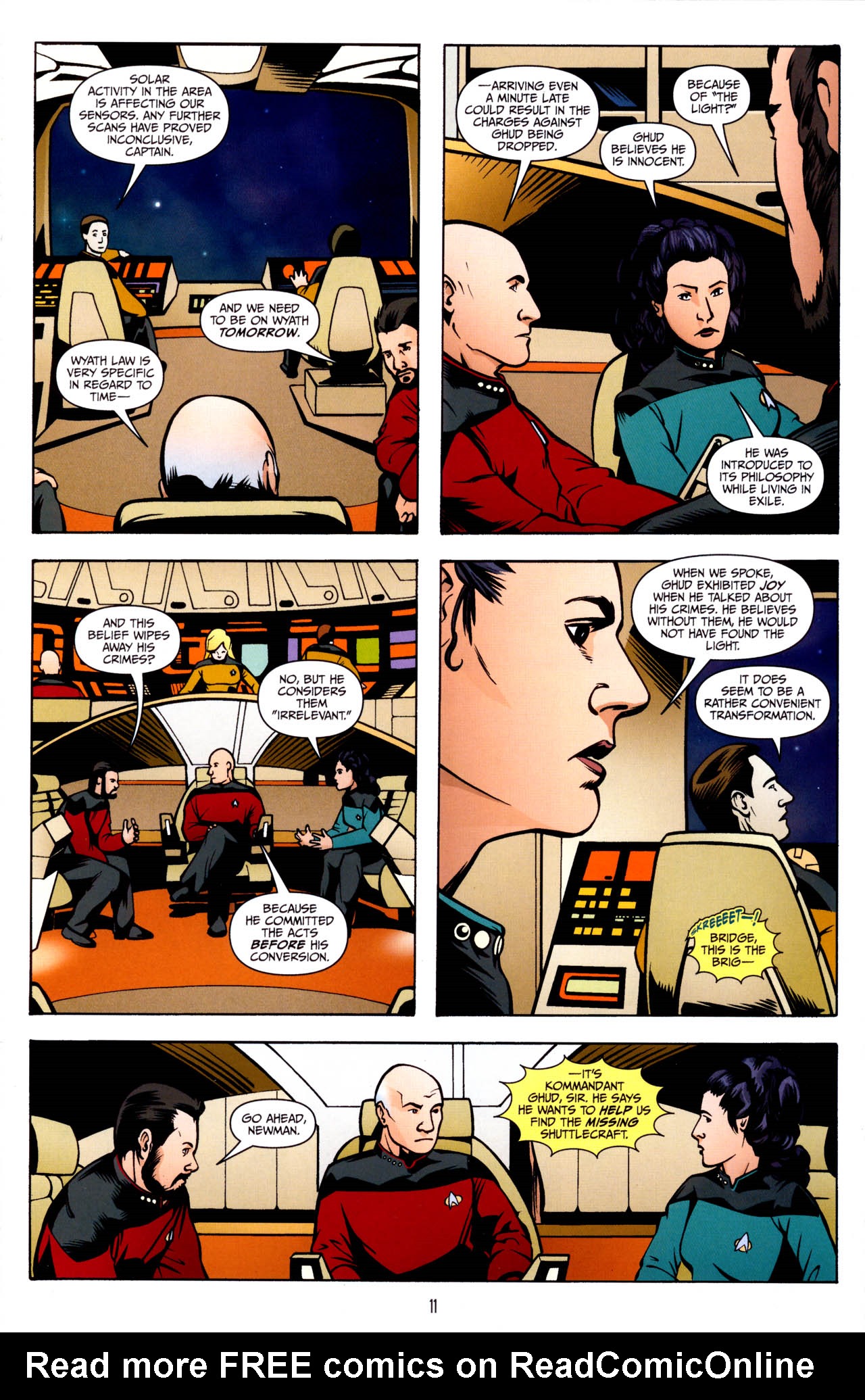 Read online Star Trek: The Next Generation: The Space Between comic -  Issue #4 - 13