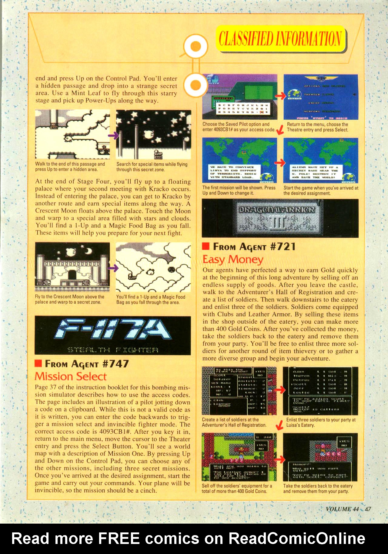 Read online Nintendo Power comic -  Issue #44 - 49