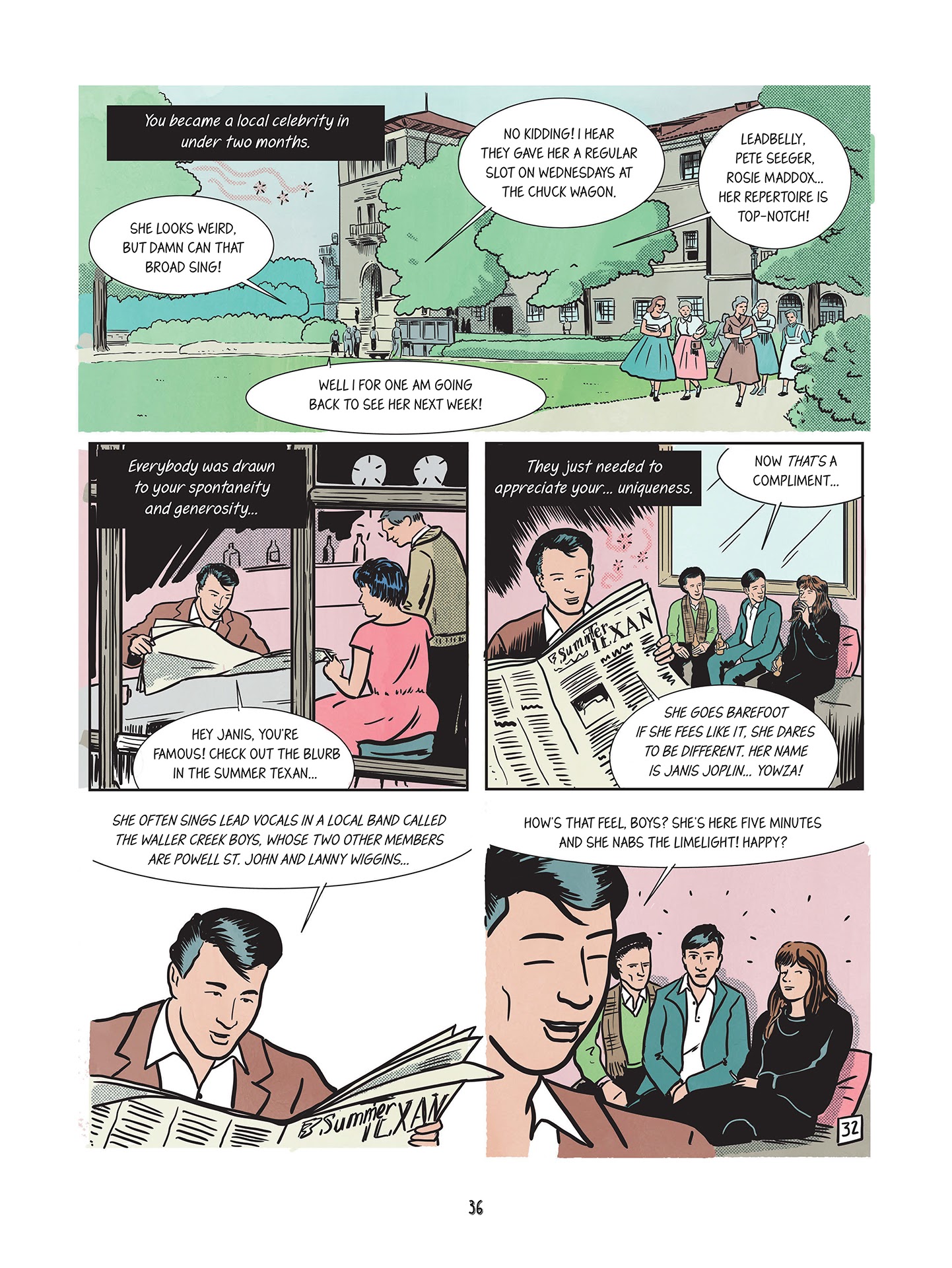 Read online Love Me Please!: The Story of Janis Joplin comic -  Issue # TPB (Part 1) - 37