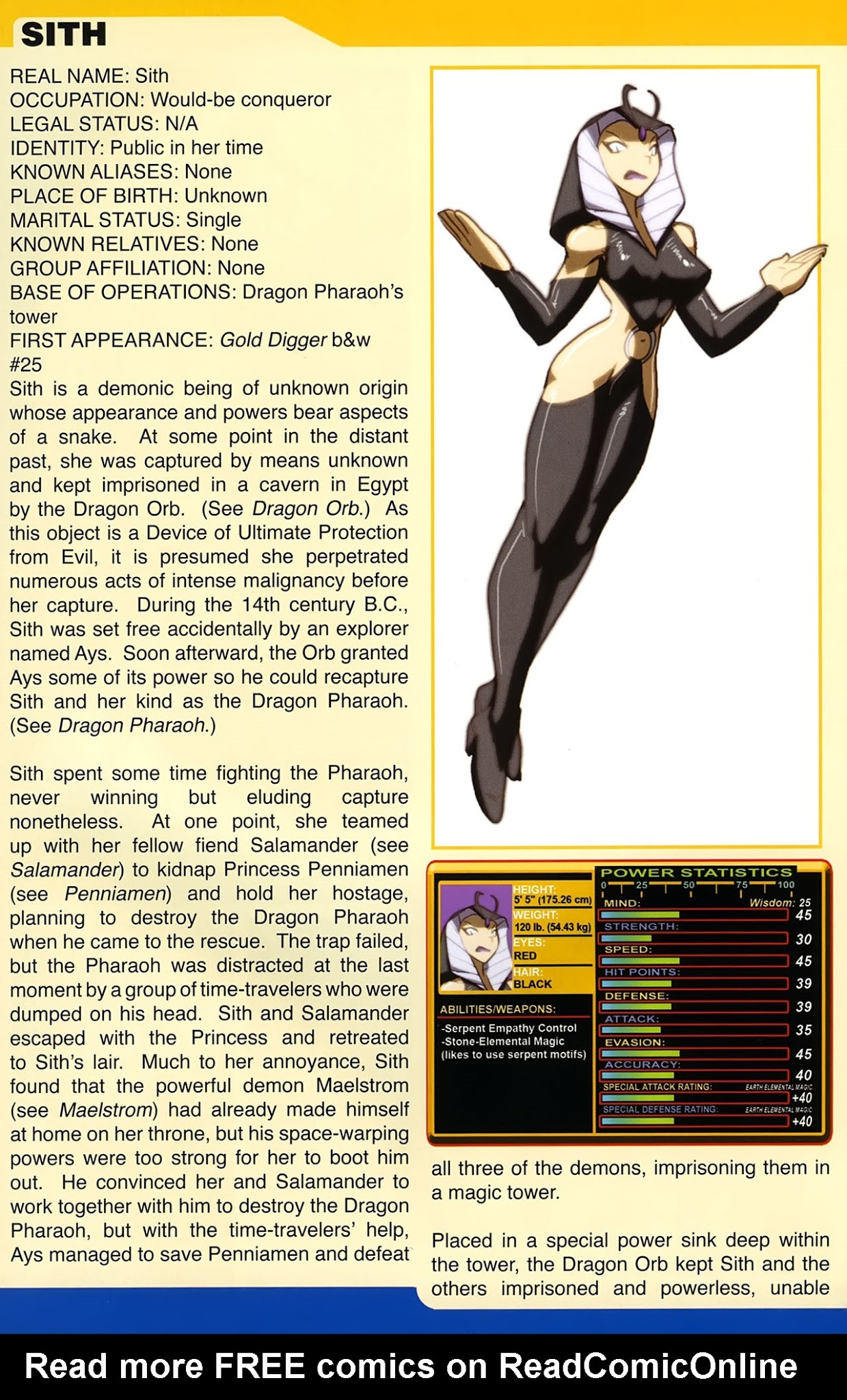 Read online Gold Digger Sourcebook: The Official Handbook of the GD Universe comic -  Issue #13 - 12