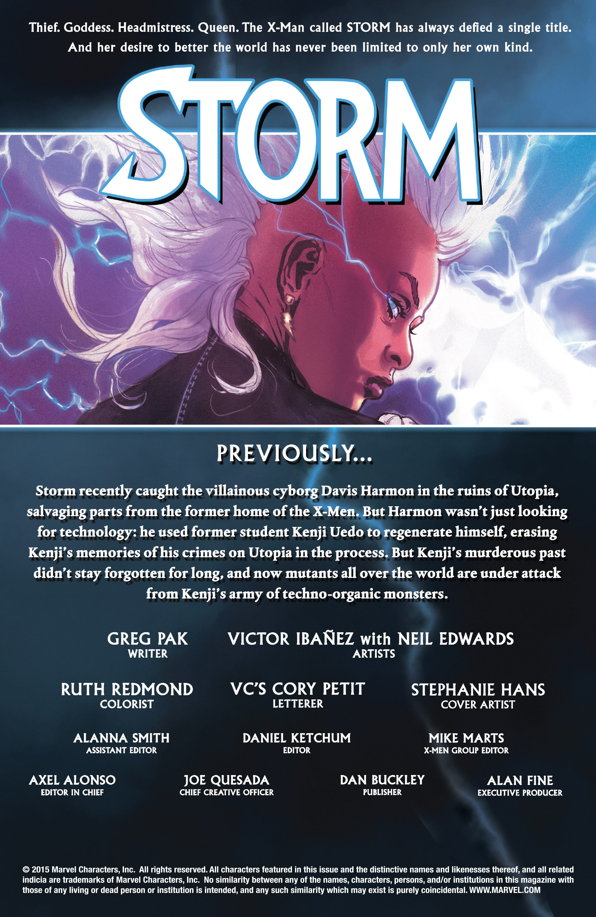 Read online Storm comic -  Issue #11 - 2