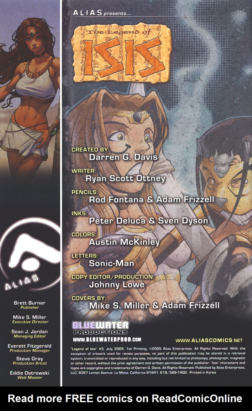 Read online The Legend of Isis comic -  Issue #3 - 2