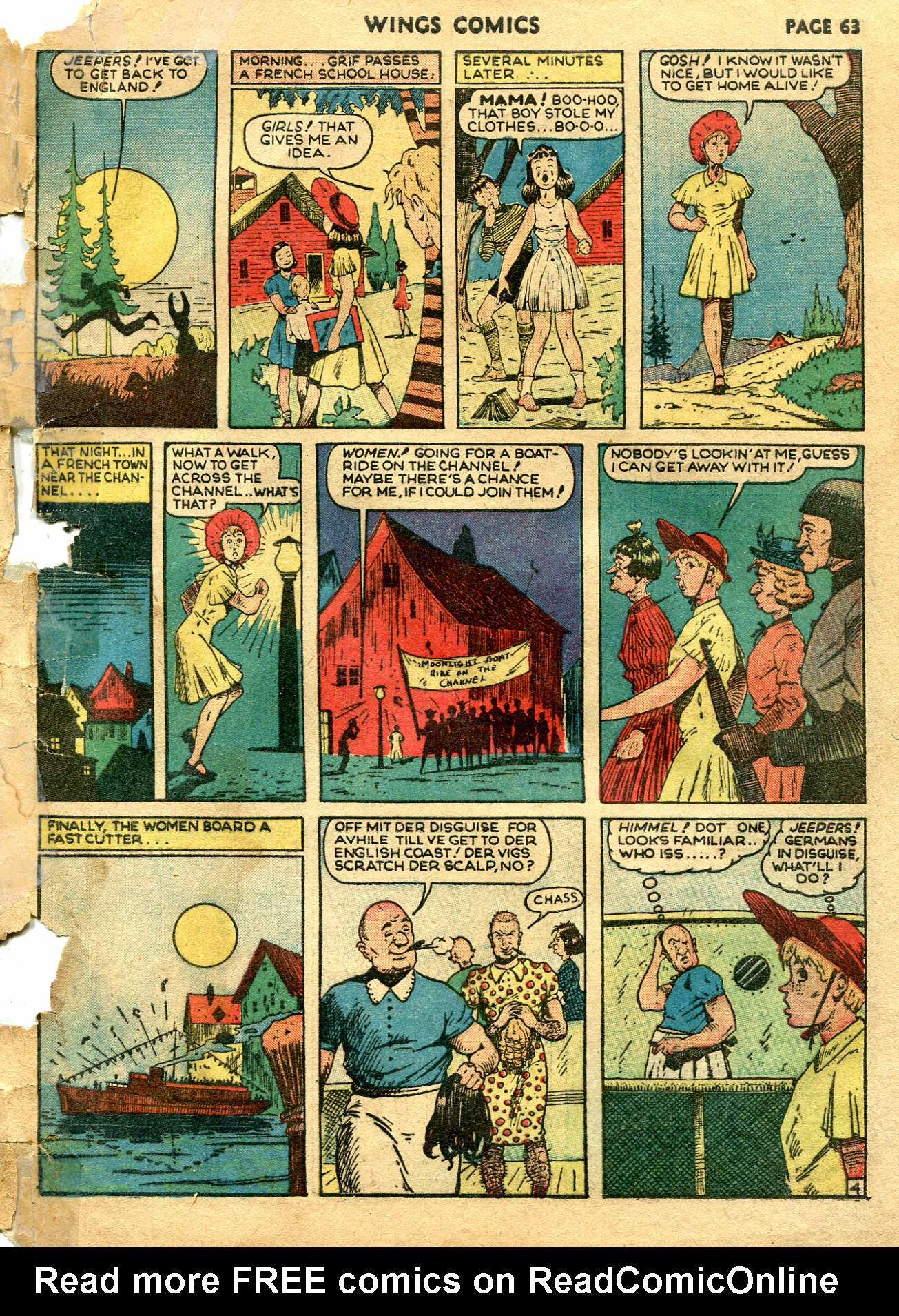 Read online Wings Comics comic -  Issue #5 - 65