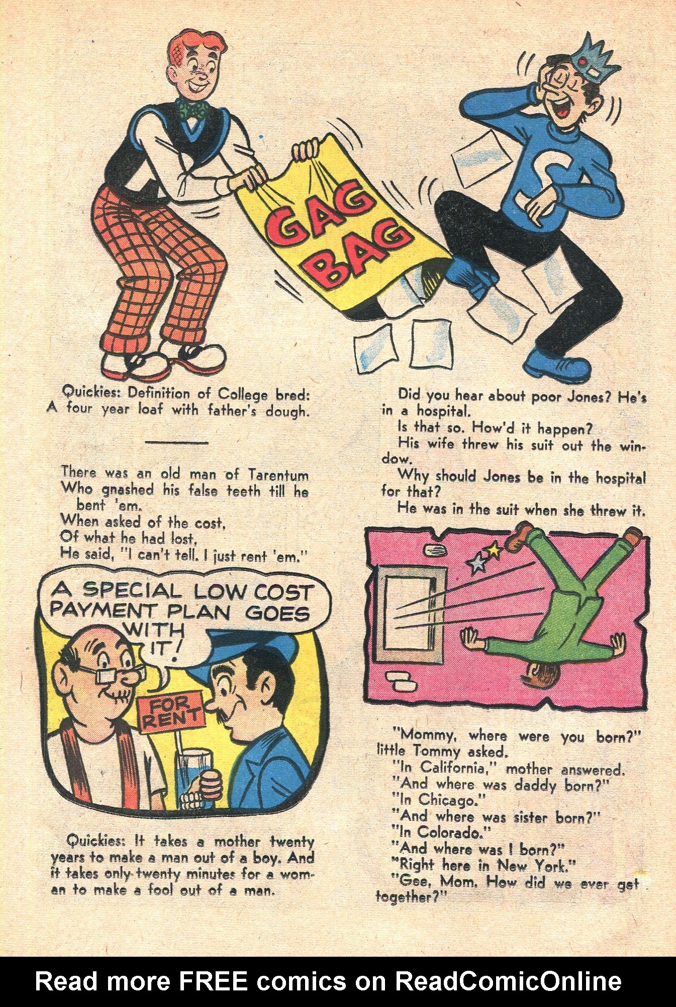 Read online Archie's Joke Book Magazine comic -  Issue #20 - 24