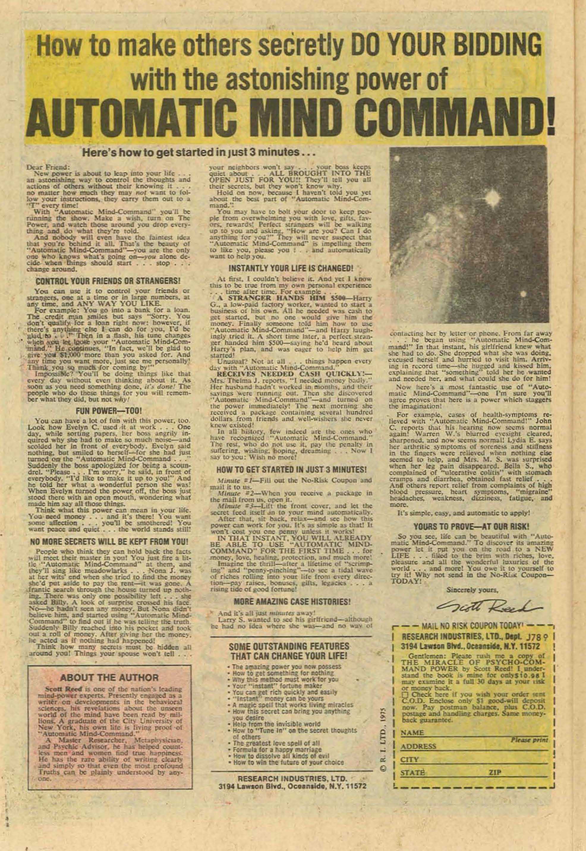 Read online Attack (1971) comic -  Issue #22 - 22