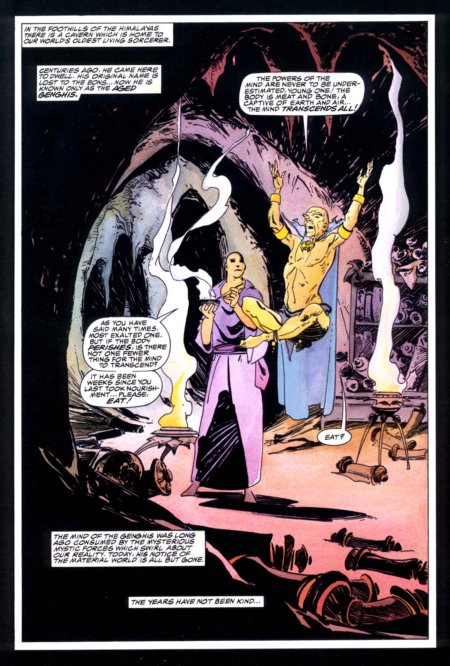 Read online Marvel Graphic Novel comic -  Issue #49 - Doctor Strange & Doctor Doom - Triumph & Torment - 4