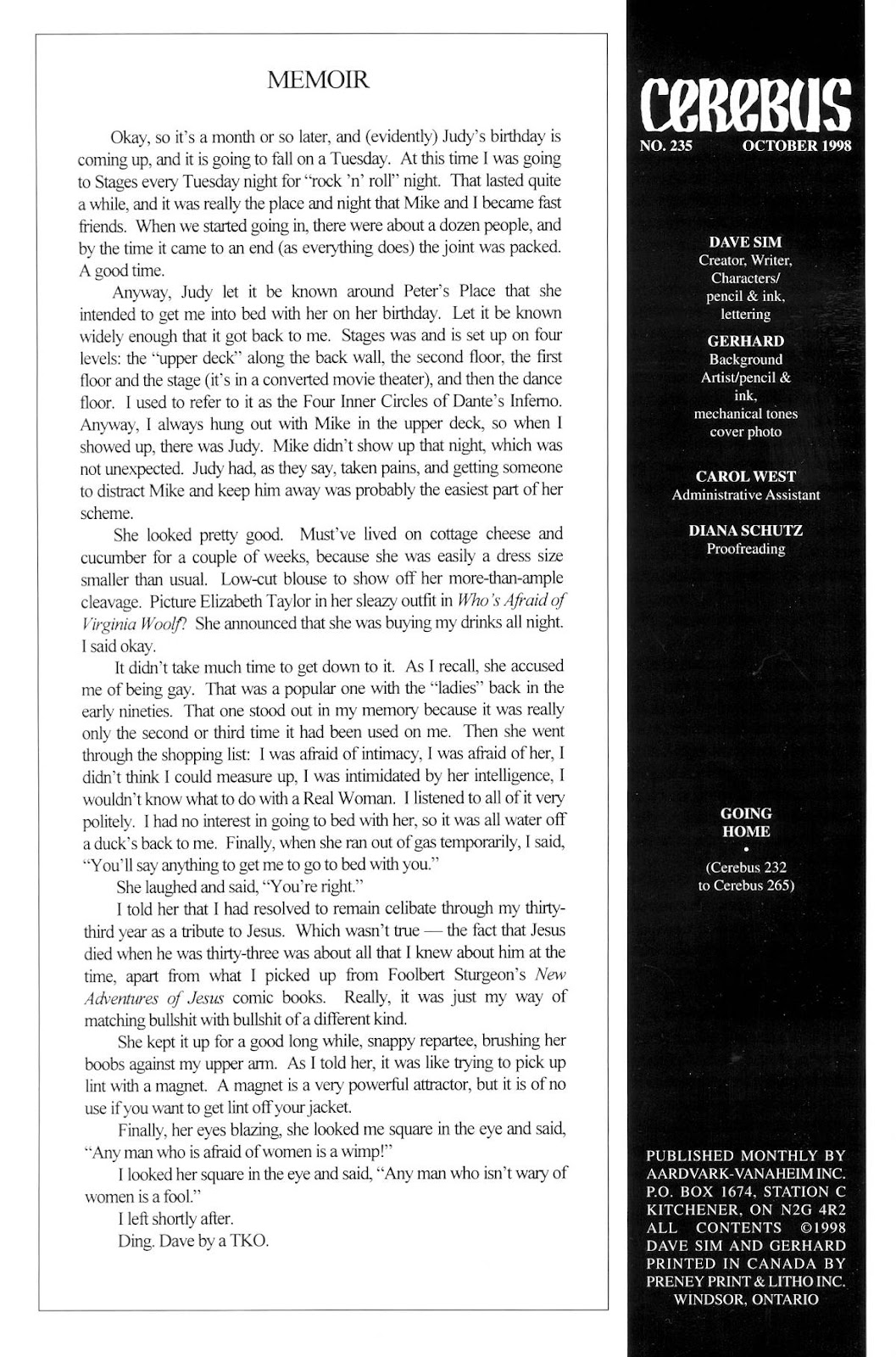 Cerebus issue 235 - Page 2