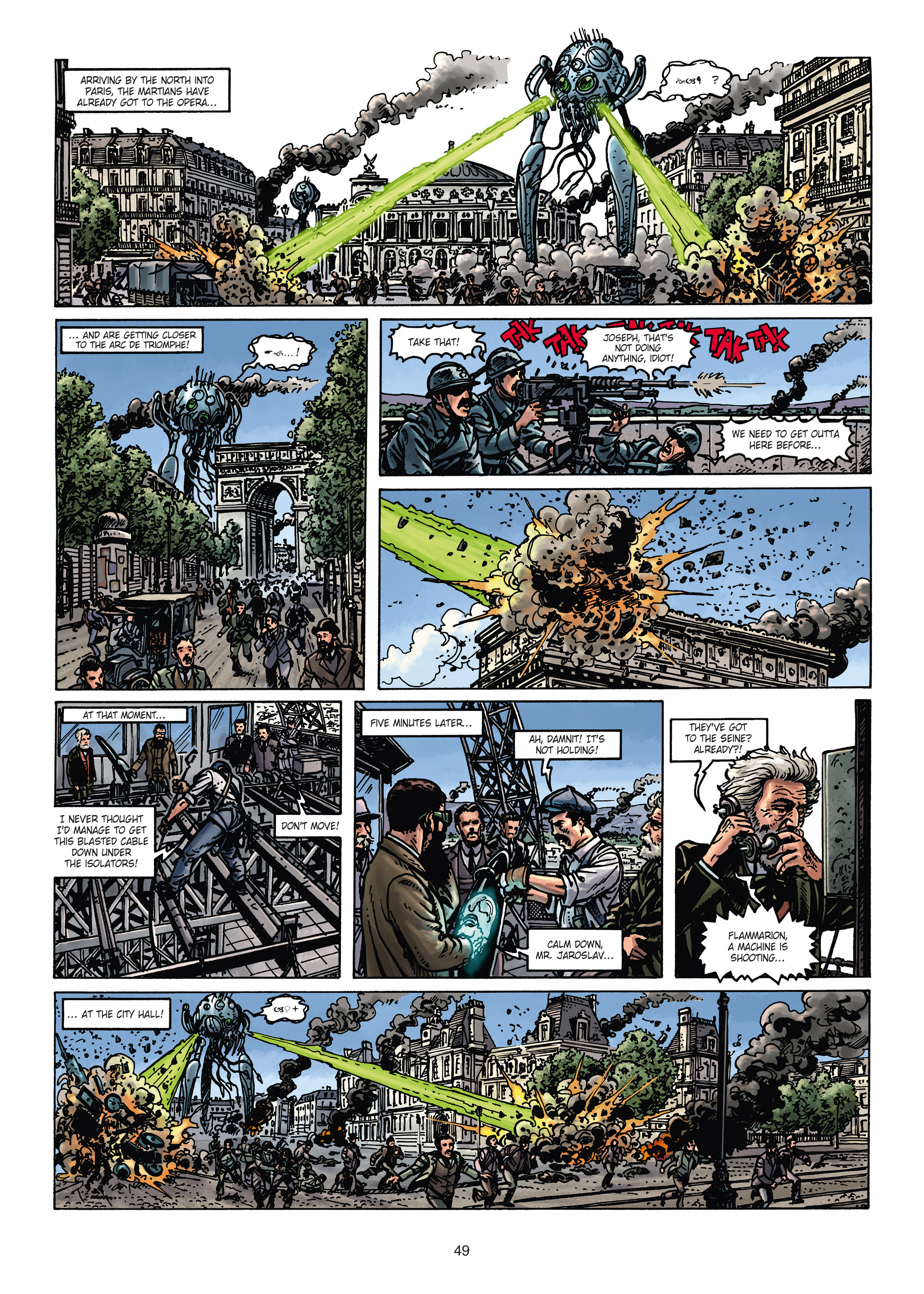 Read online War of the World War One Vol. 3: The Monsters from Mars comic -  Issue # Full - 49