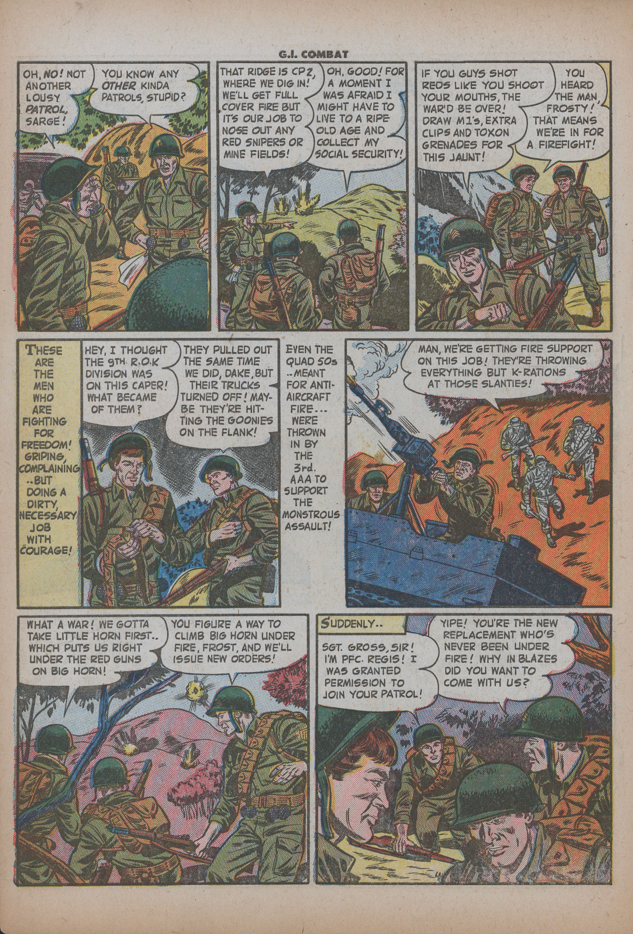 Read online G.I. Combat (1952) comic -  Issue #10 - 7