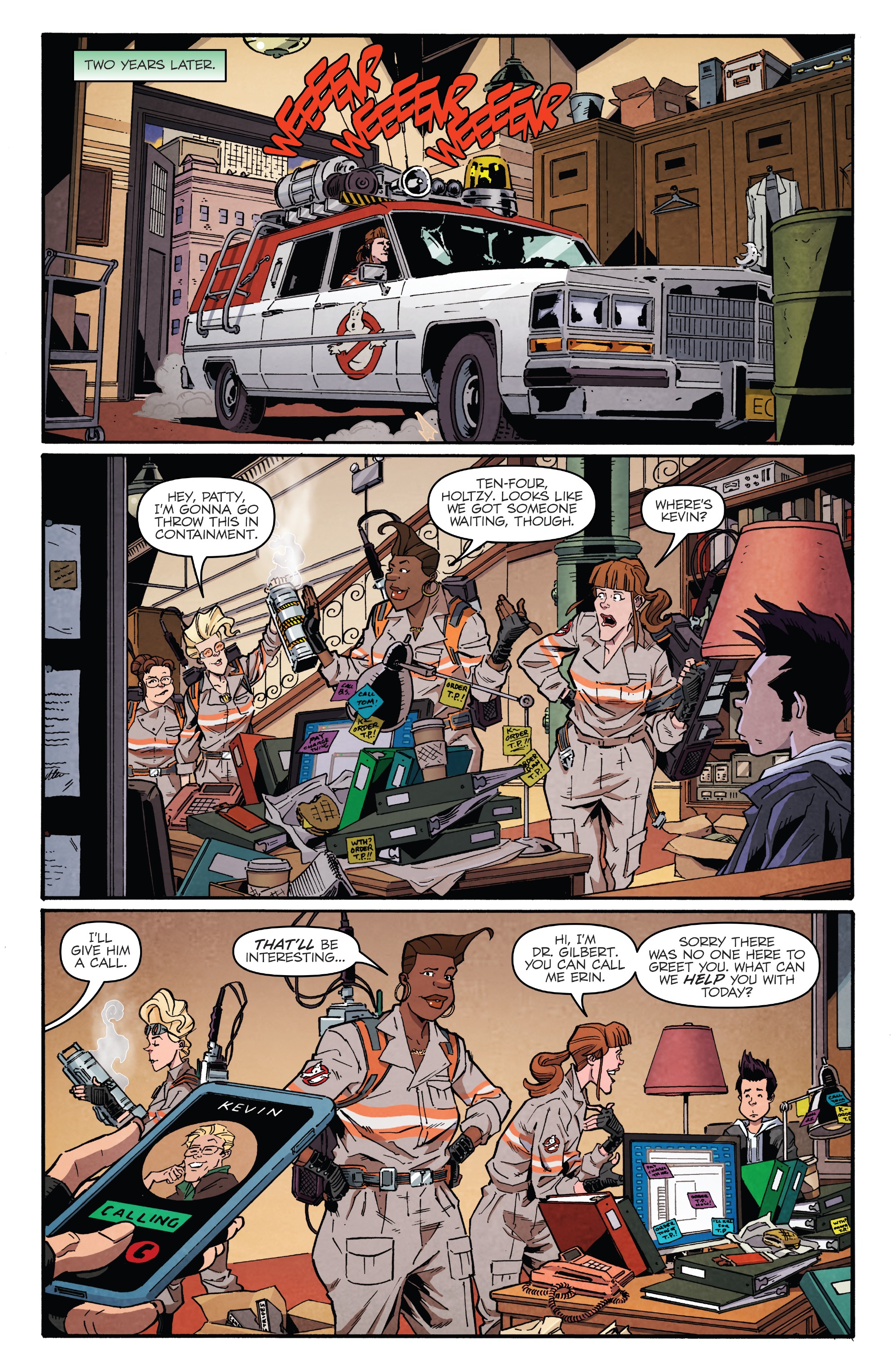 Read online Answer the Call Ghostbusters 35th Anniversary comic -  Issue # Full - 7