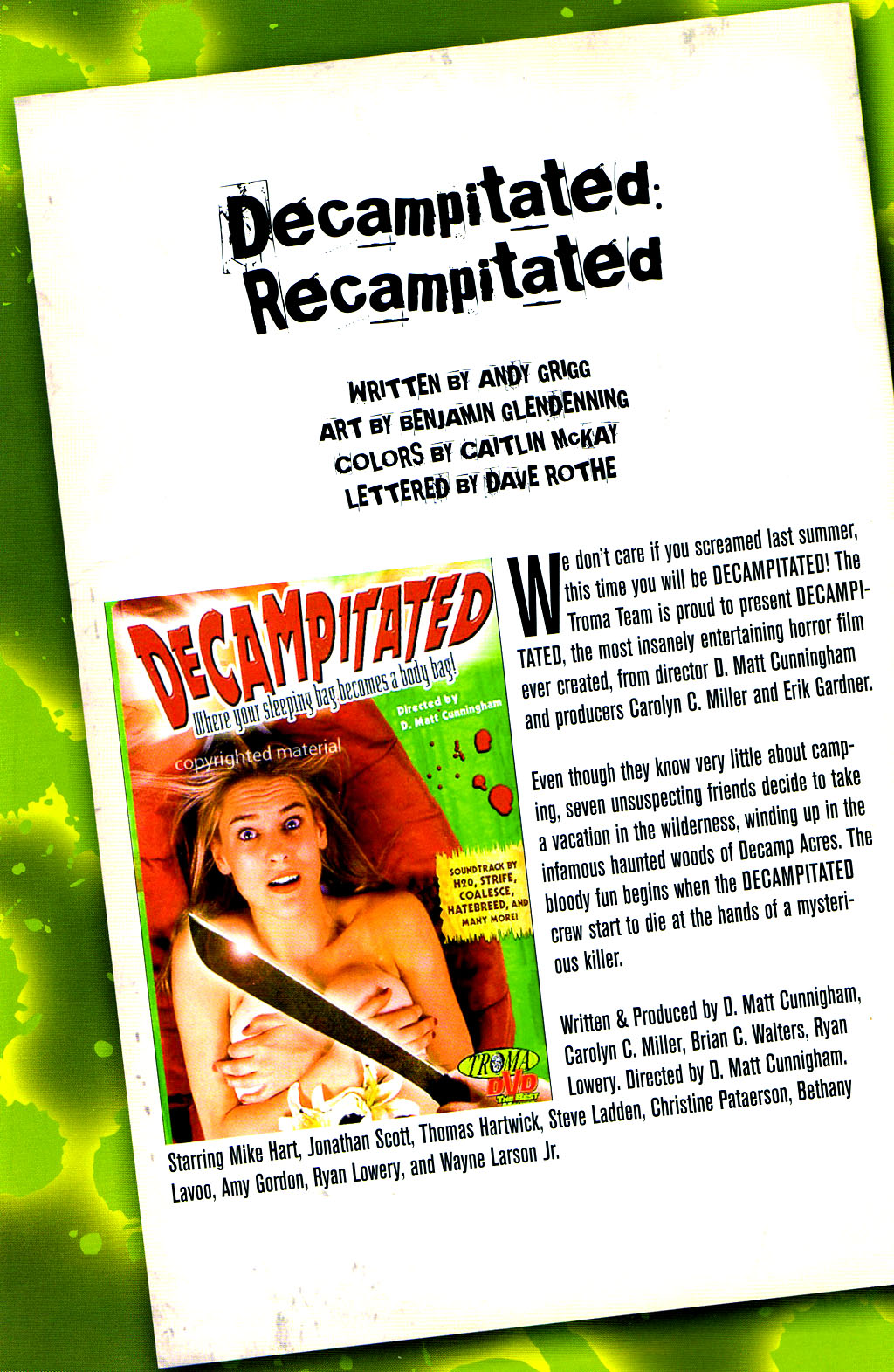 Read online Lloyd Kaufman Presents: The Toxic Avenger and Other Tromatic Tales comic -  Issue # TPB (Part 1) - 71