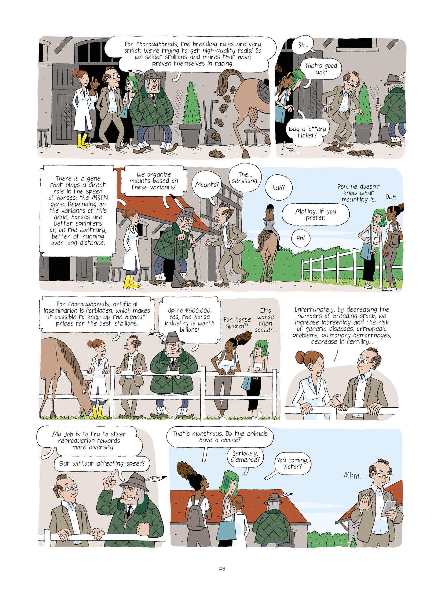Read online Evolution, Darwin, God, and the Horse-People comic -  Issue # TPB - 44