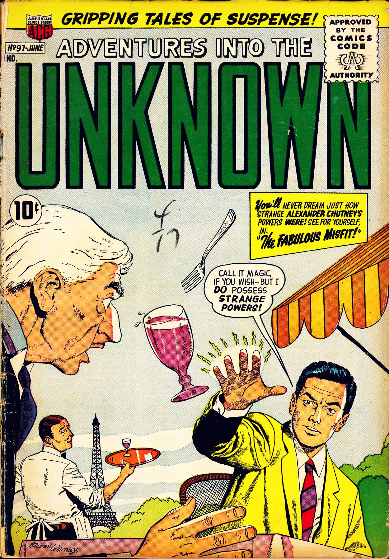 Read online Adventures Into The Unknown comic -  Issue #97 - 1