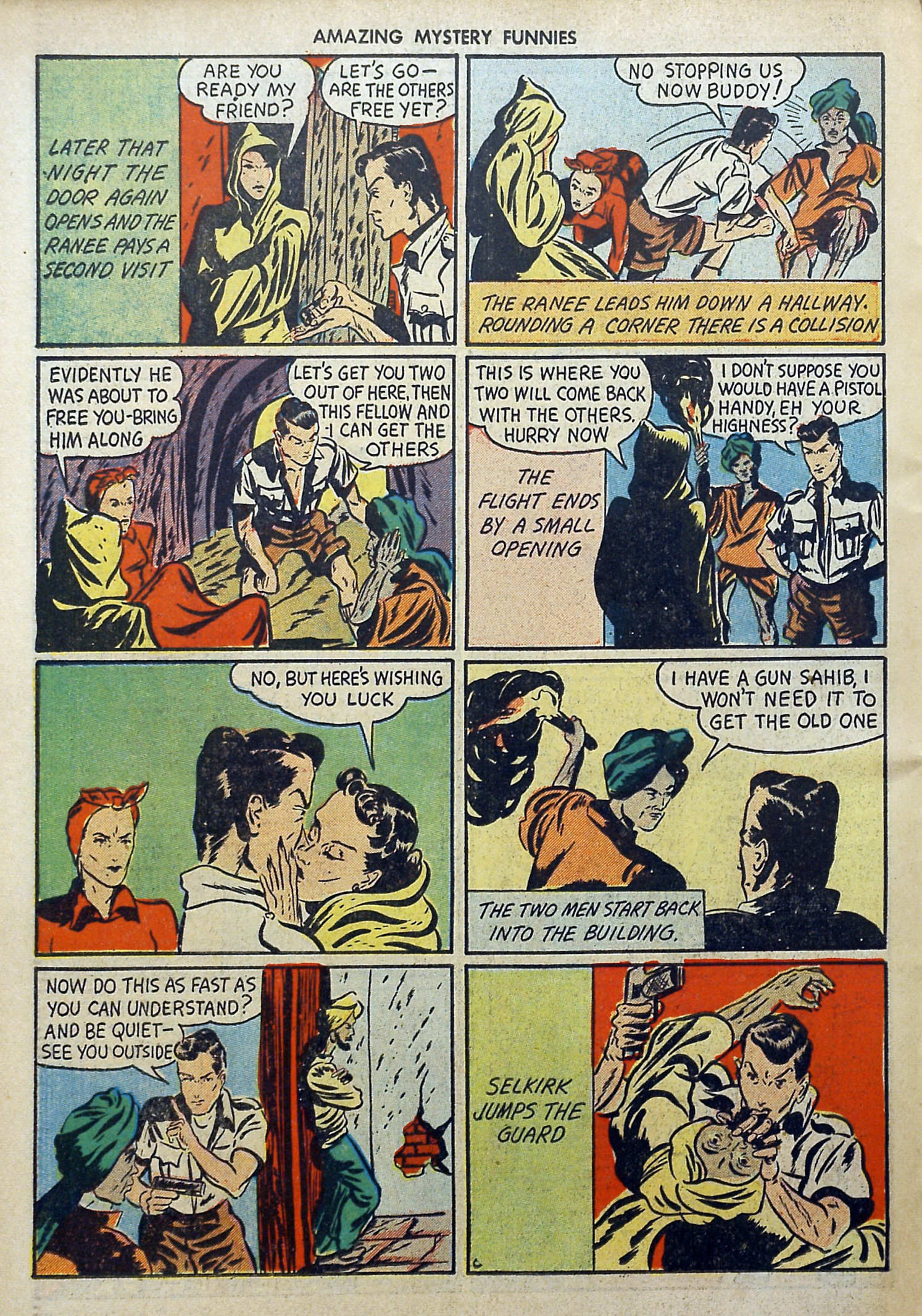 Read online Amazing Mystery Funnies comic -  Issue #24 - 21