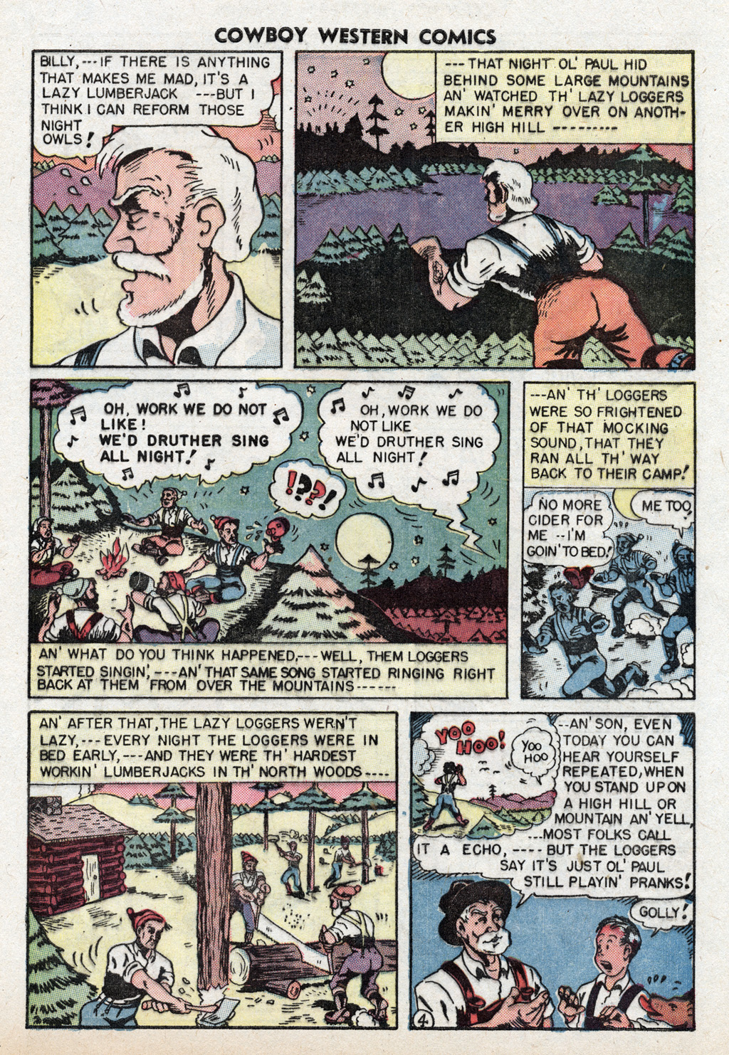 Read online Cowboy Western Comics (1948) comic -  Issue #22 - 23