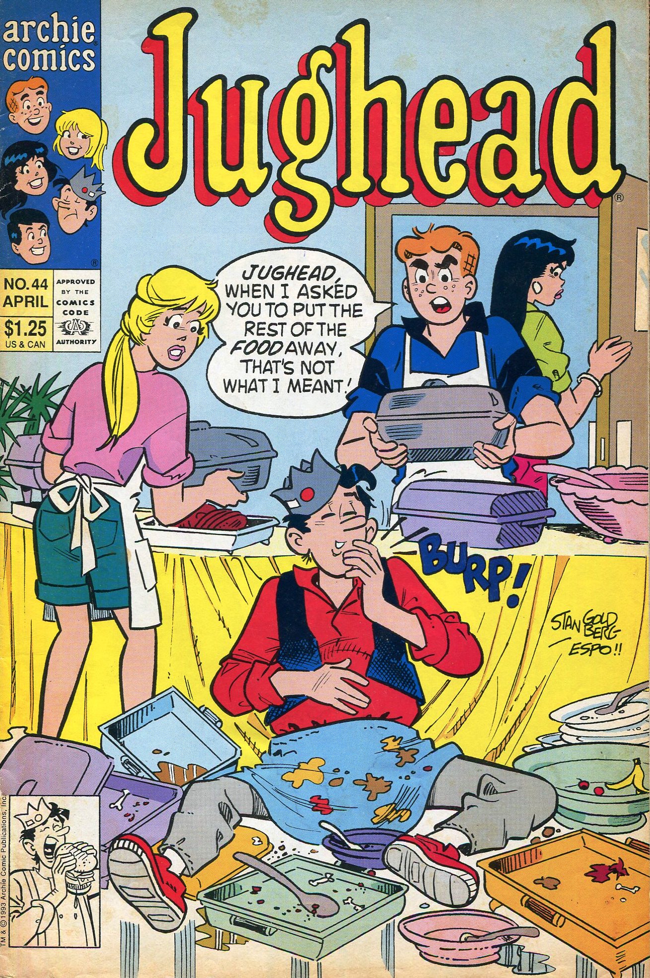 Read online Jughead (1987) comic -  Issue #44 - 1