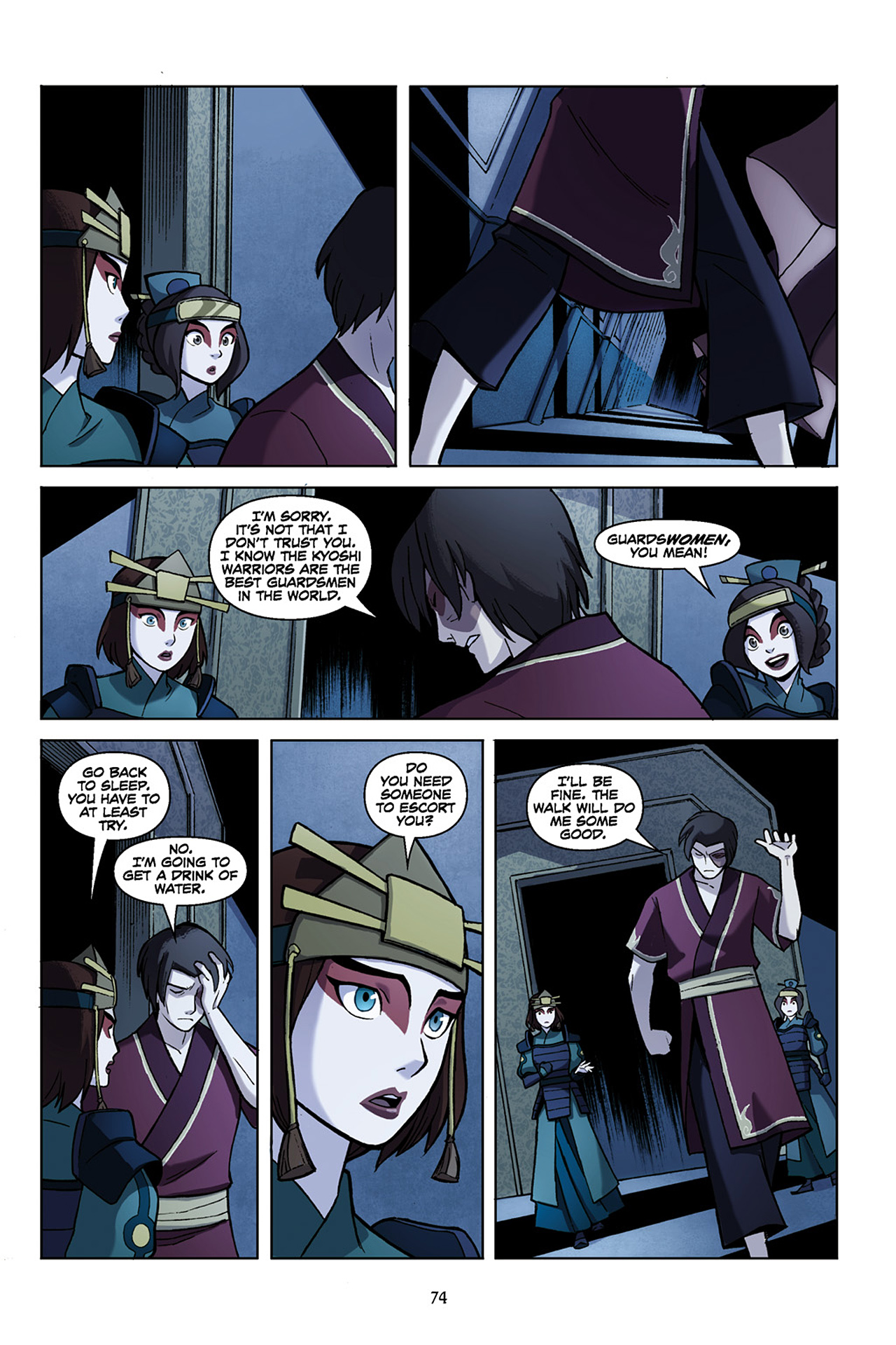 Read online Nickelodeon Avatar: The Last Airbender - The Promise comic -  Issue # Part 1 - 75
