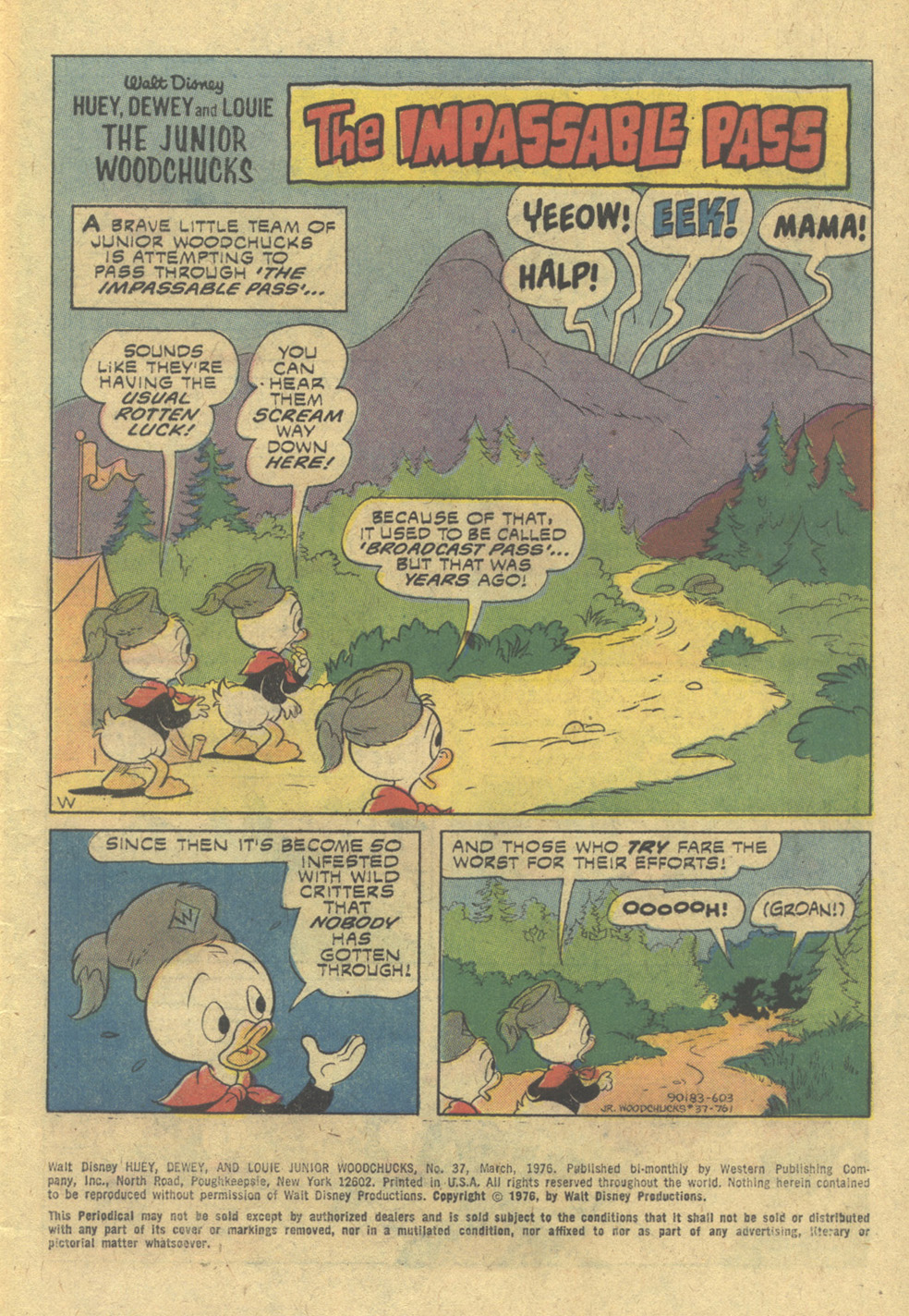 Read online Huey, Dewey, and Louie Junior Woodchucks comic -  Issue #37 - 3