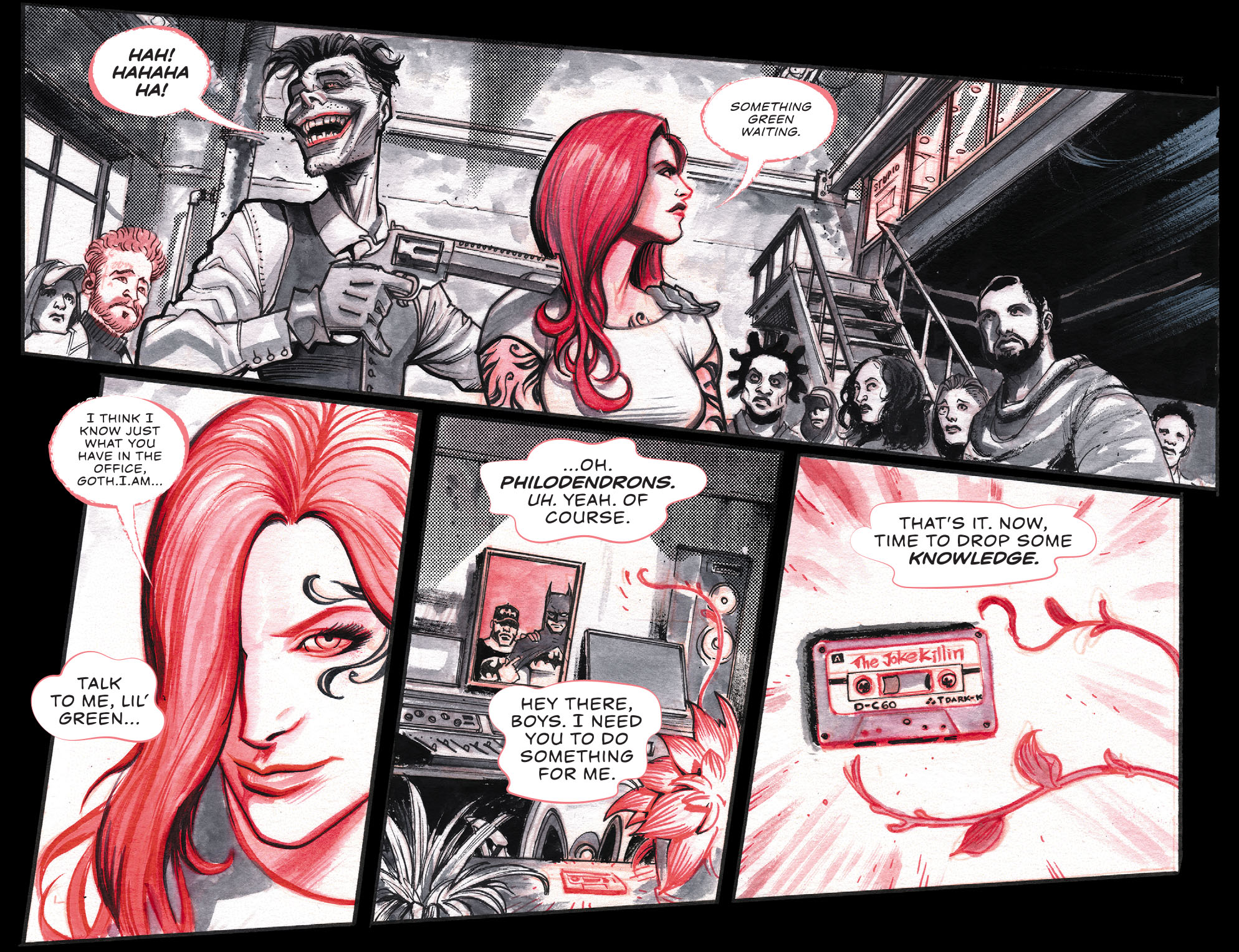 Read online Harley Quinn Black   White   Red comic -  Issue #4 - 19