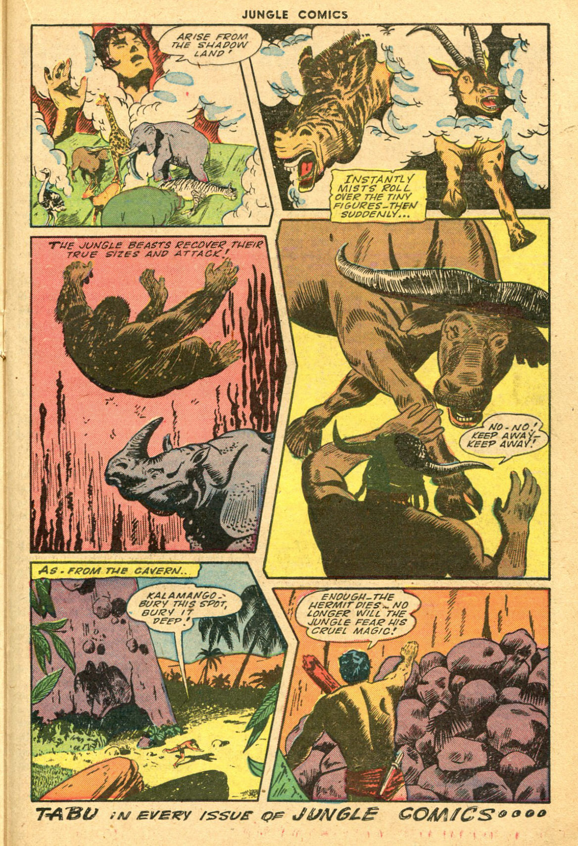 Read online Jungle Comics comic -  Issue #63 - 36