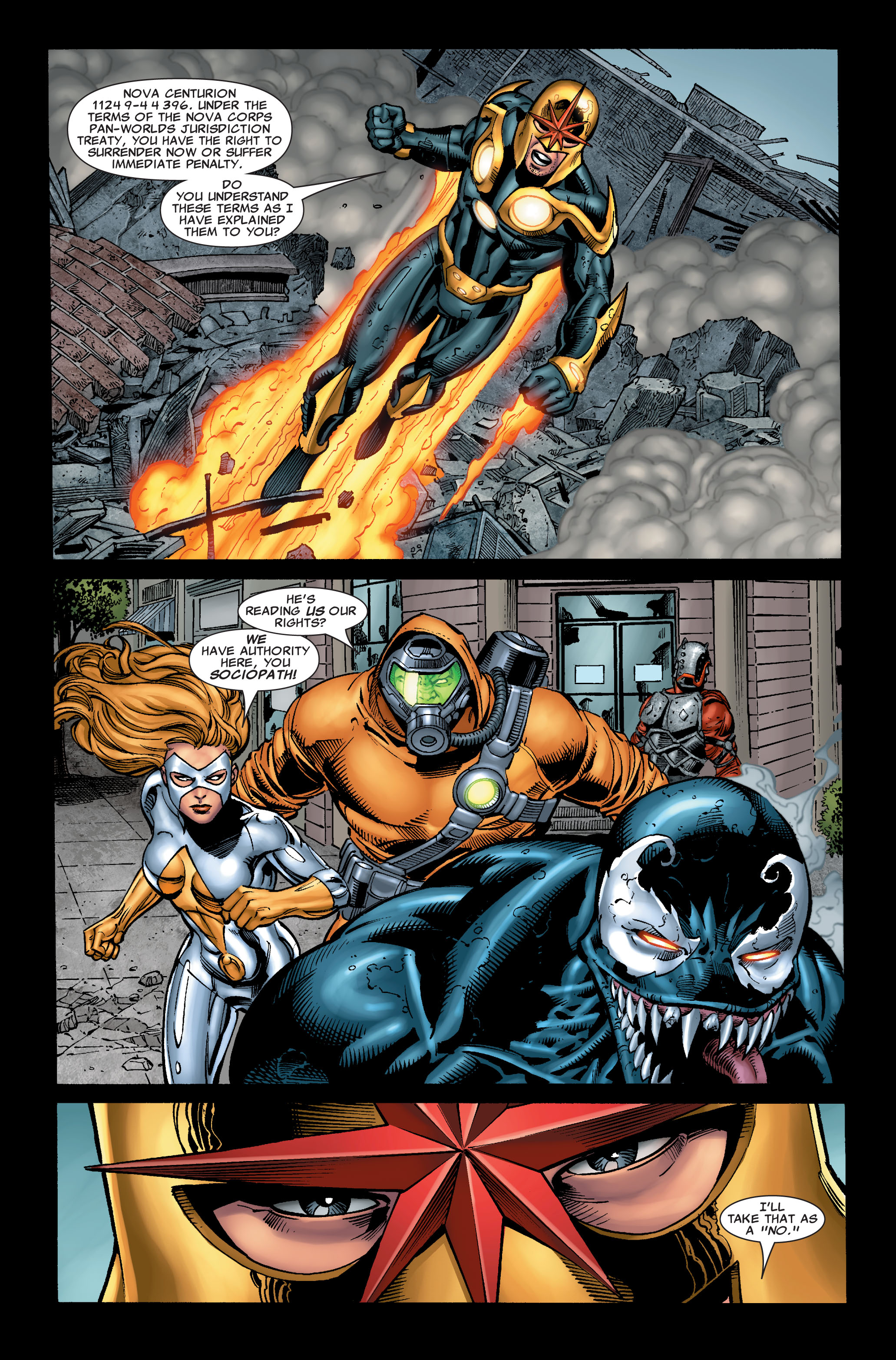 Read online Nova (2007) comic -  Issue #3 - 10