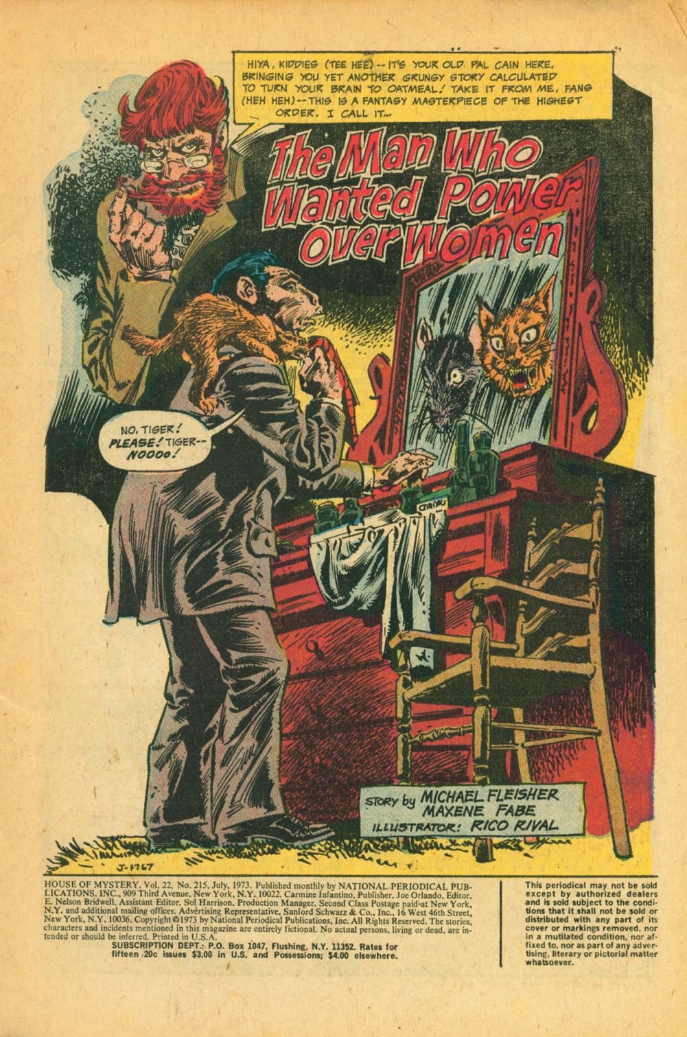 Read online House of Mystery (1951) comic -  Issue #215 - 3