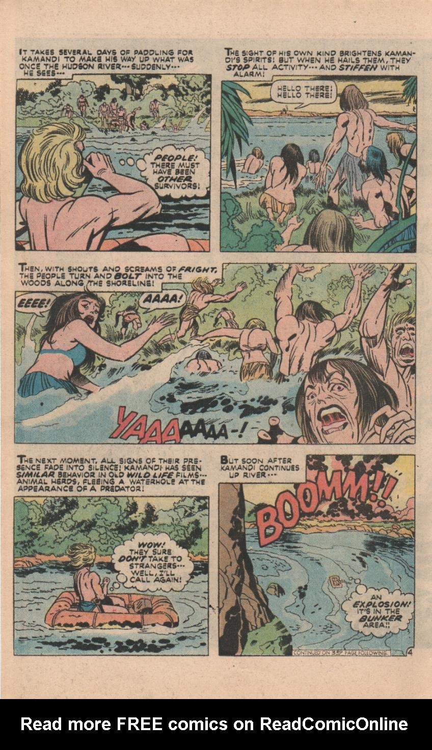 Read online Kamandi, The Last Boy On Earth comic -  Issue #32 - 33