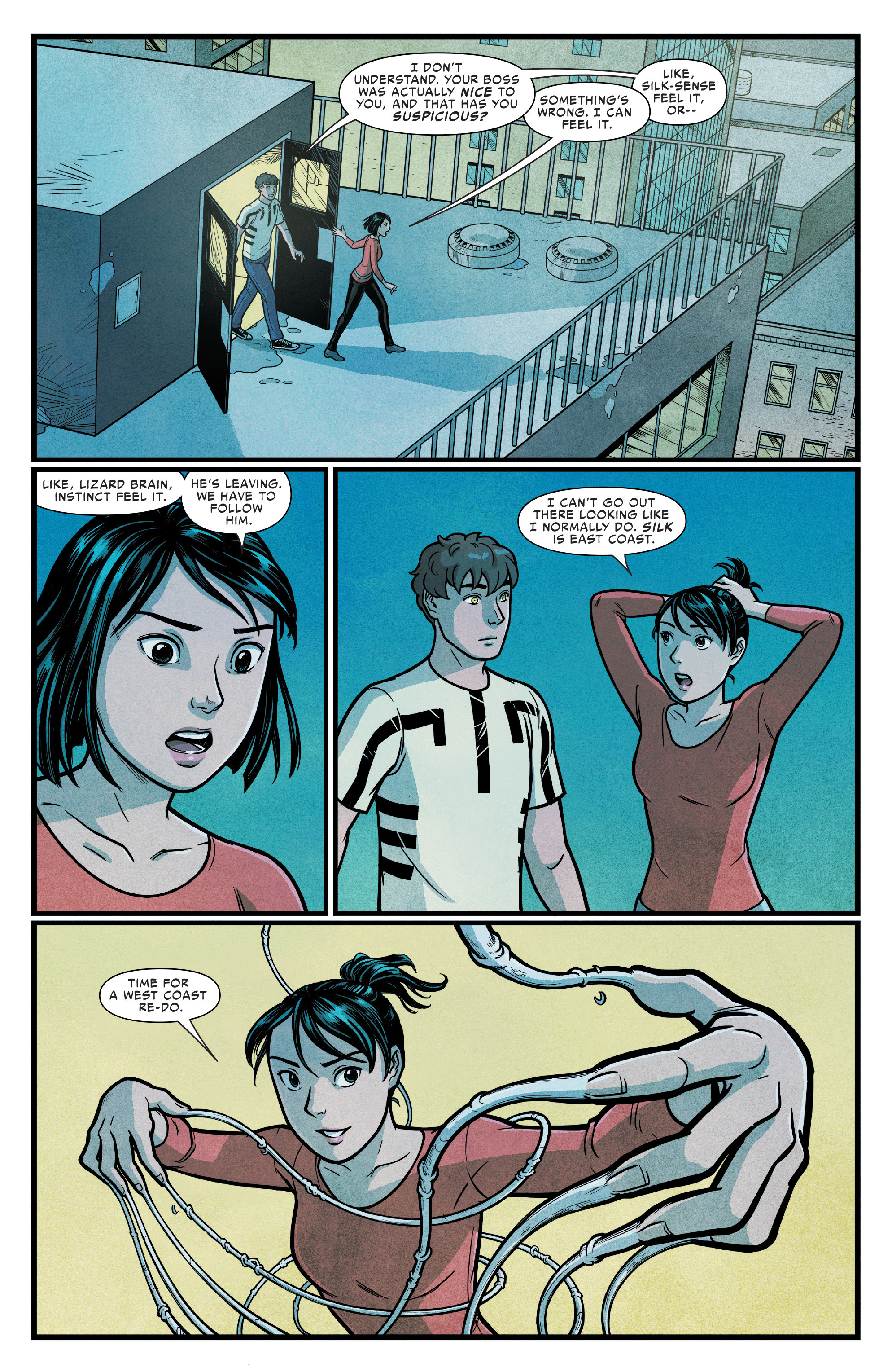 Read online Silk (2016) comic -  Issue #14 - 15