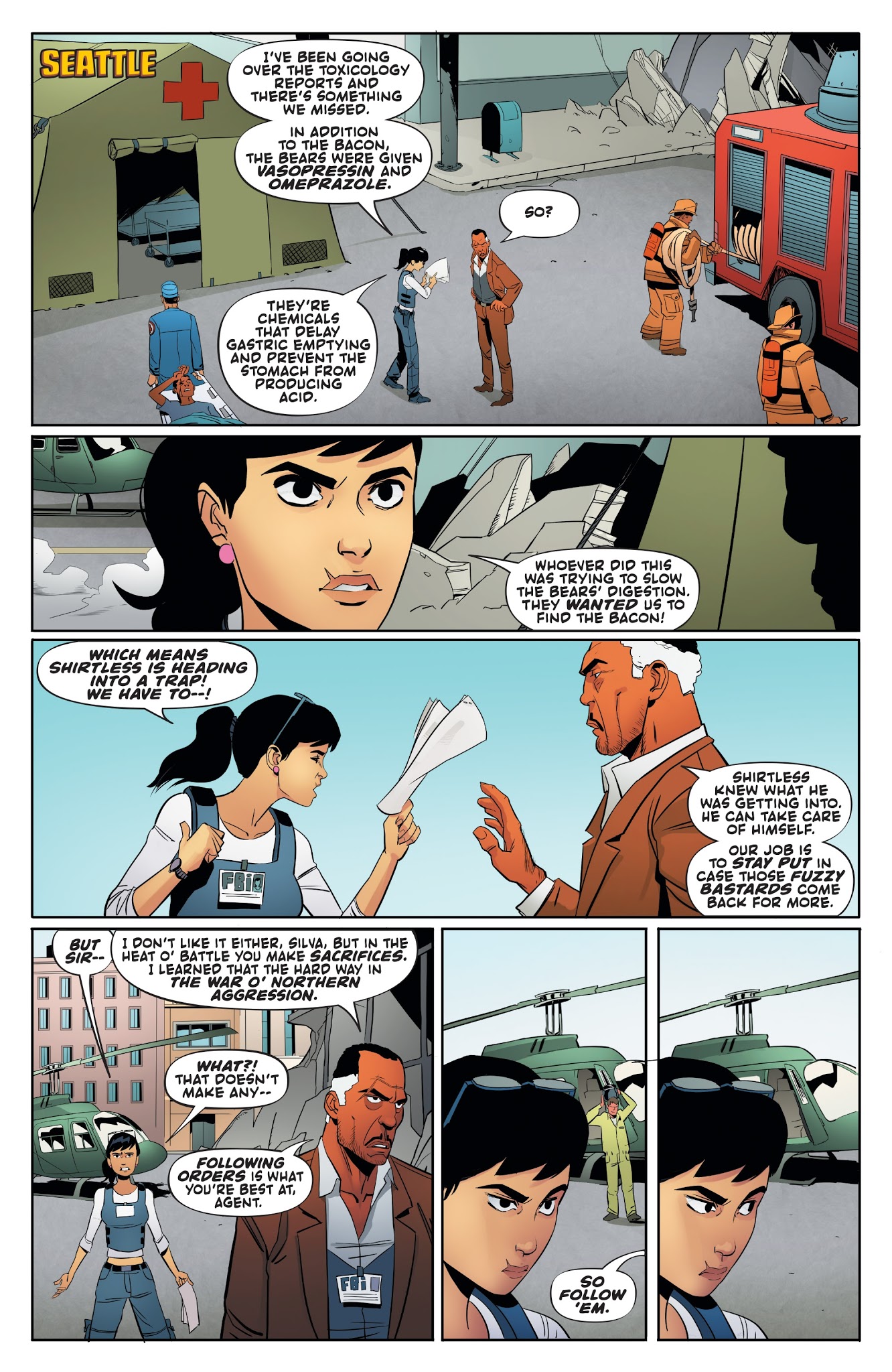 Read online Shirtless Bear-Fighter! comic -  Issue #2 - 21