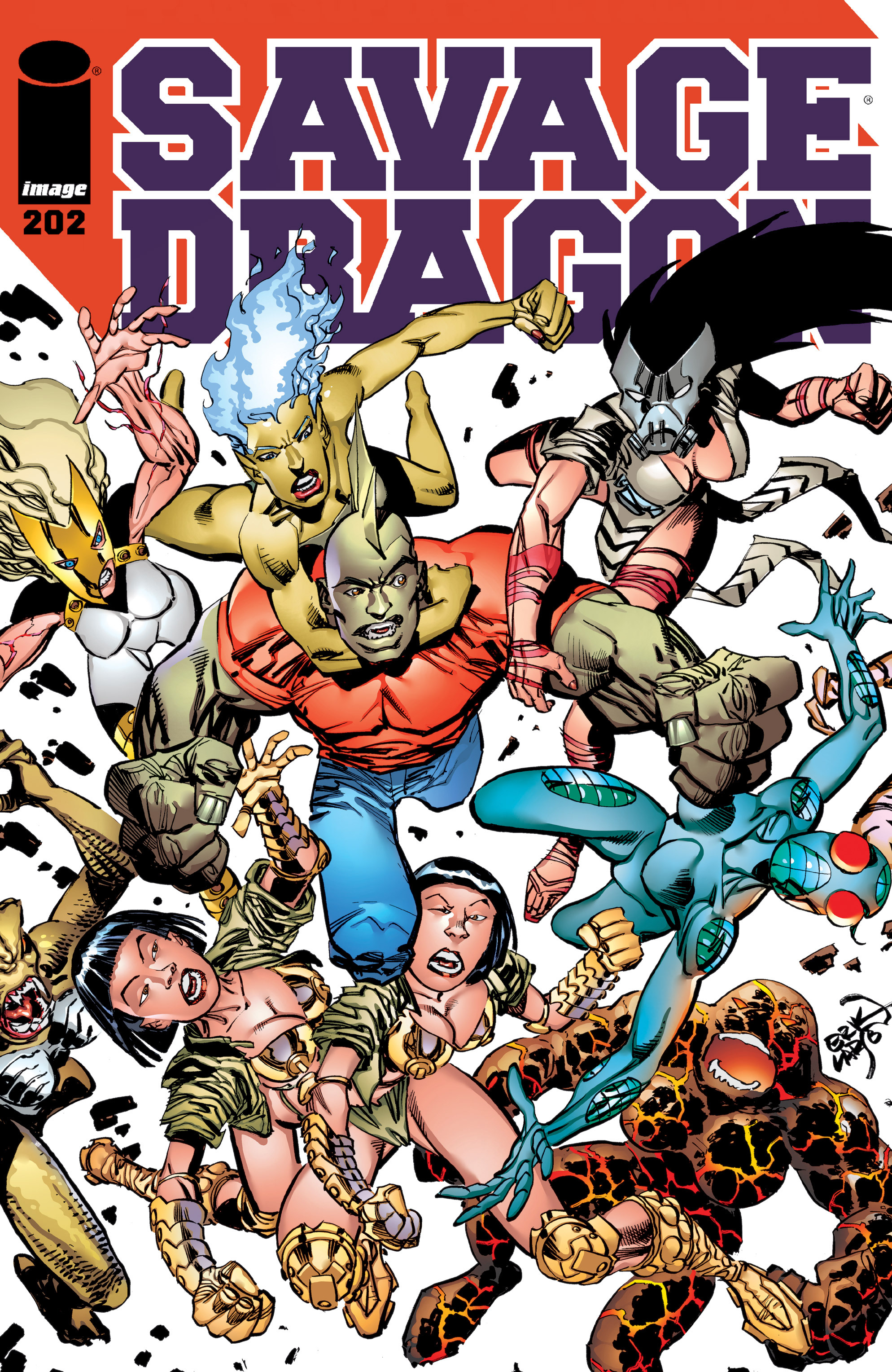 Read online The Savage Dragon (1993) comic -  Issue #202 - 1